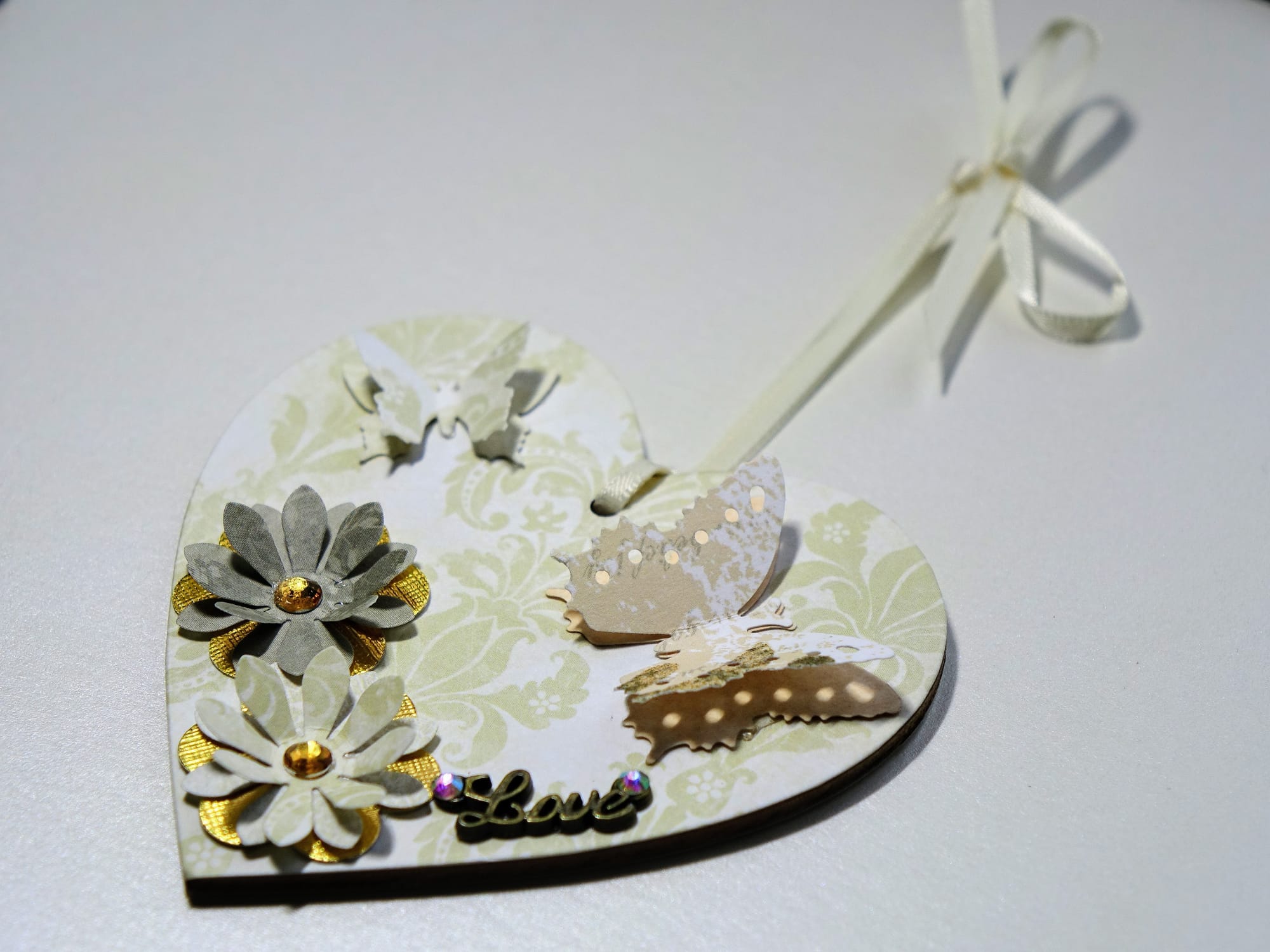 8x8cm Wooden Heart ♥️ #25