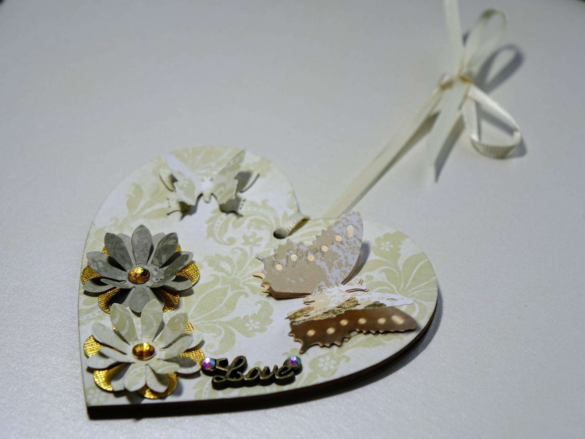 8x8cm Wooden Heart ♥️ #25