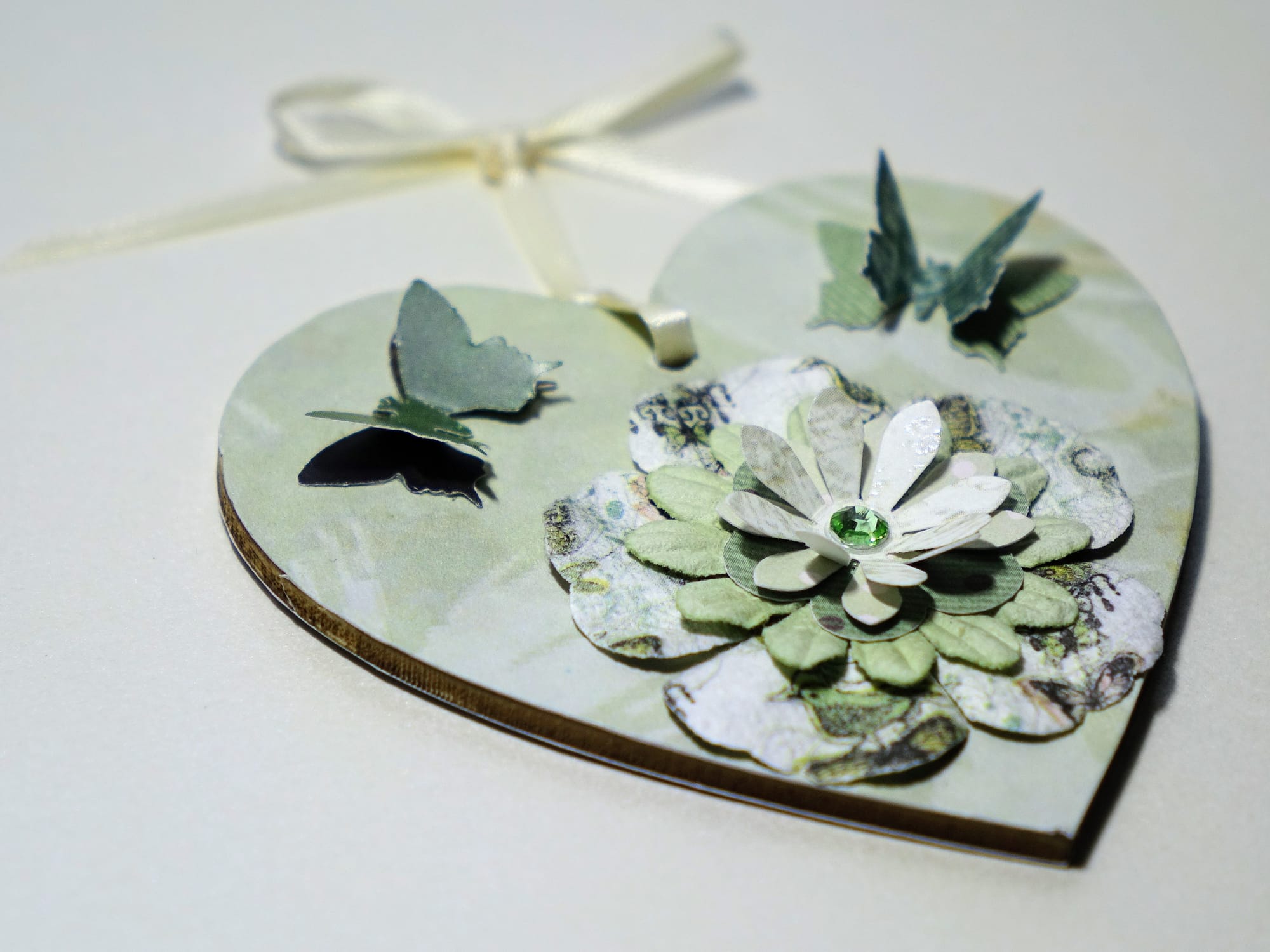 8x8cm Wooden Heart ♥️ #31