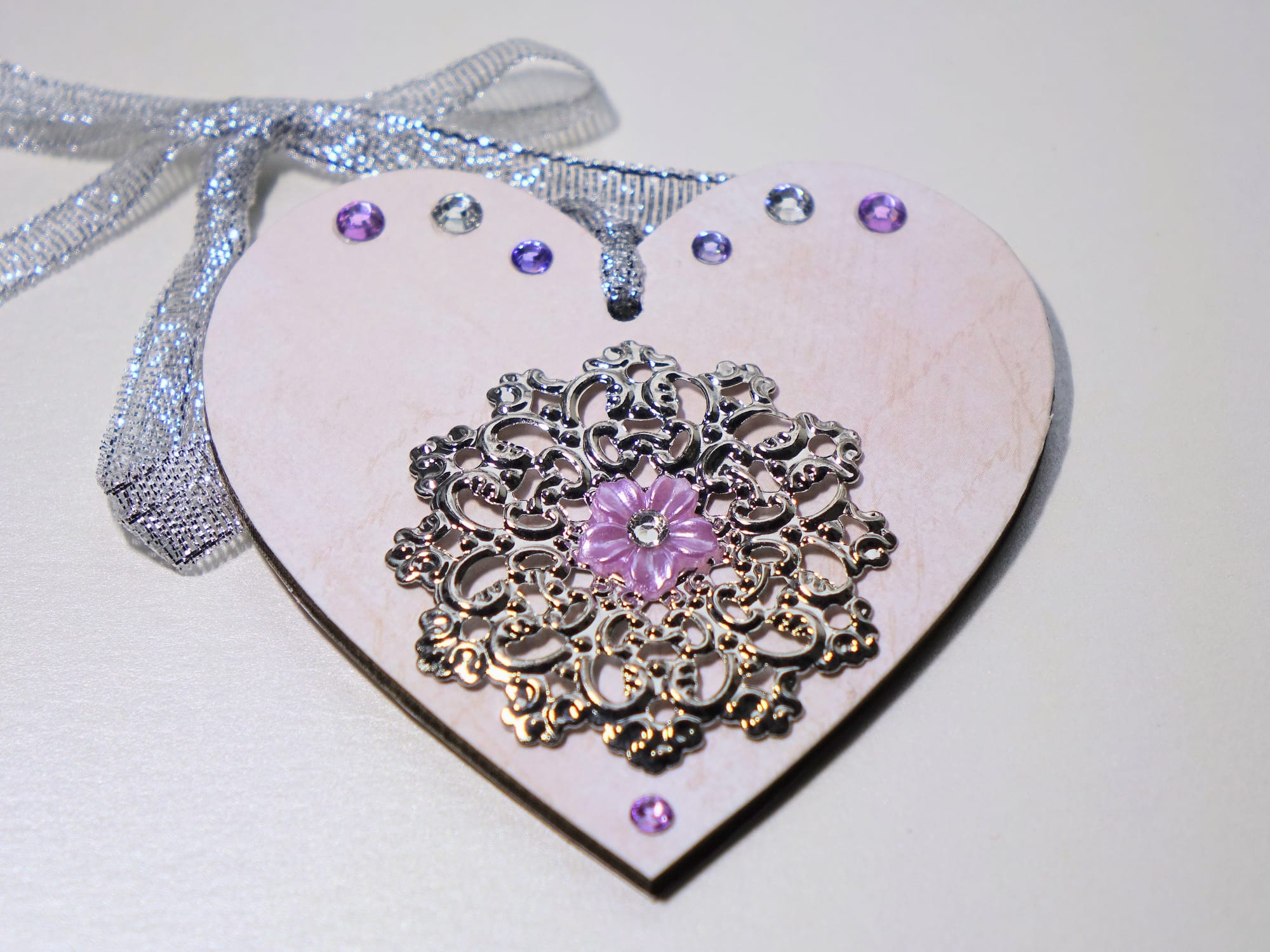 8x8cm Wooden Heart ♥️ #33