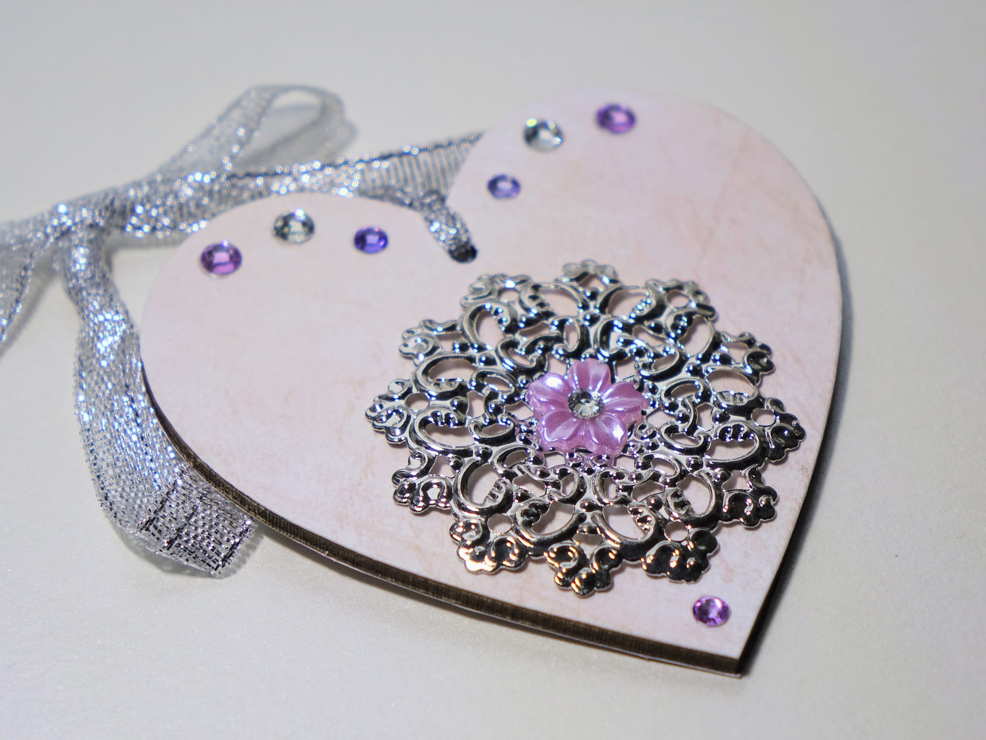 8x8cm Wooden Heart ♥️ #33