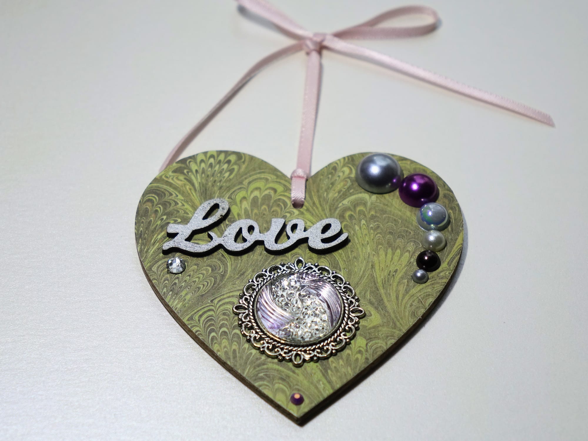 8x8cm Wooden Heart ♥️ #35