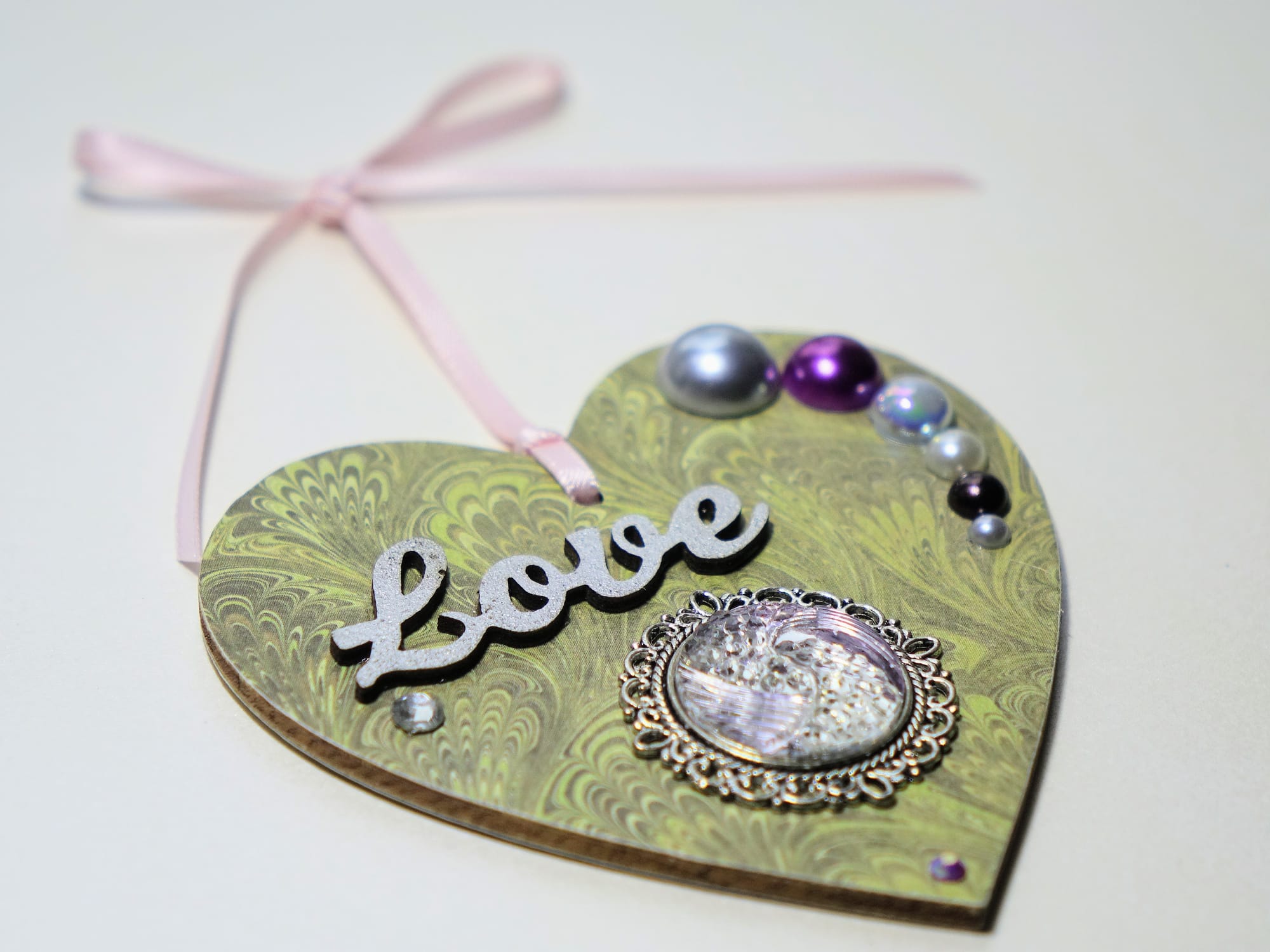 8x8cm Wooden Heart ♥️ #35
