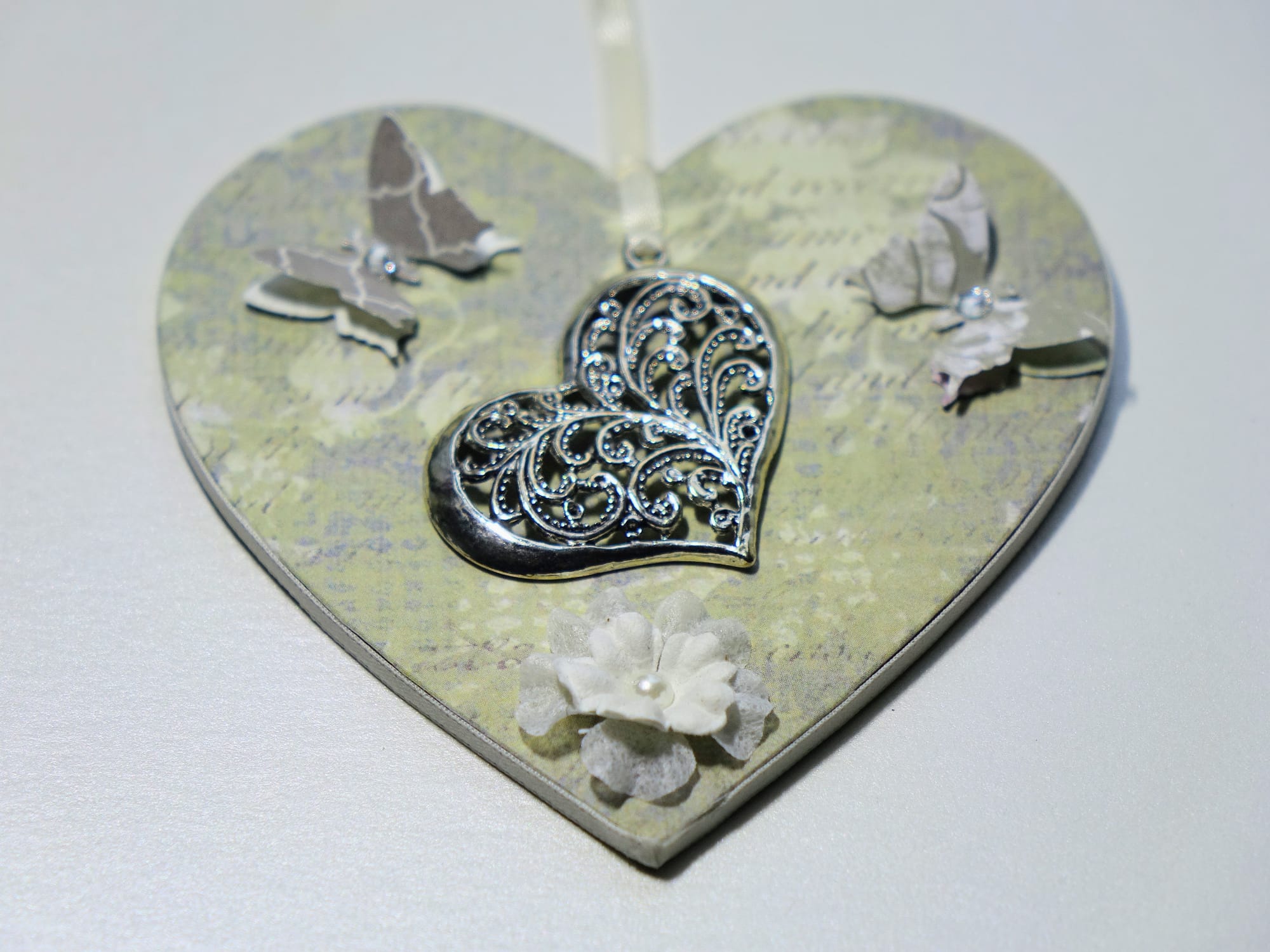 8x8cm Wooden Heart ♥️ #38