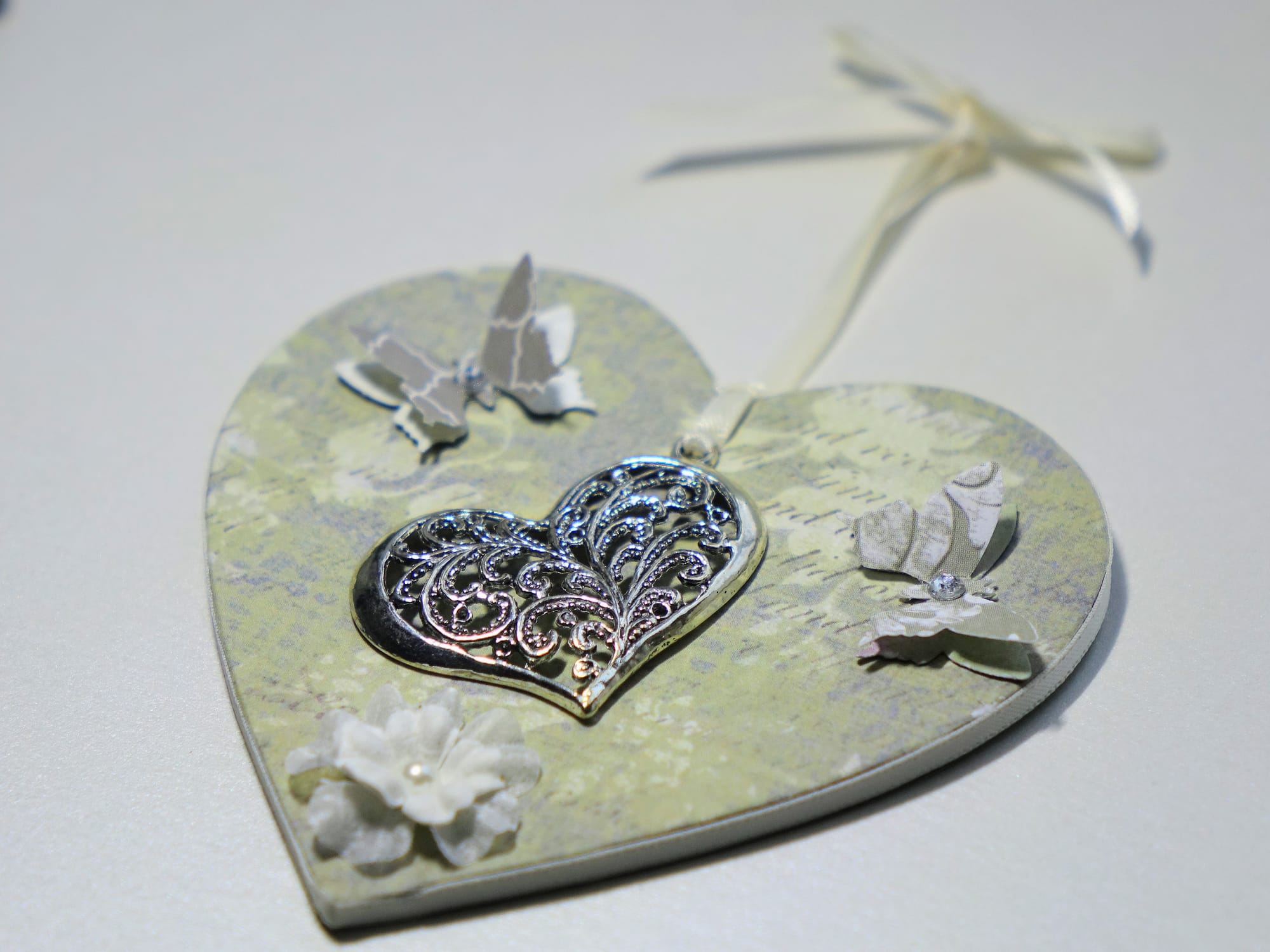 8x8cm Wooden Heart ♥️ #38