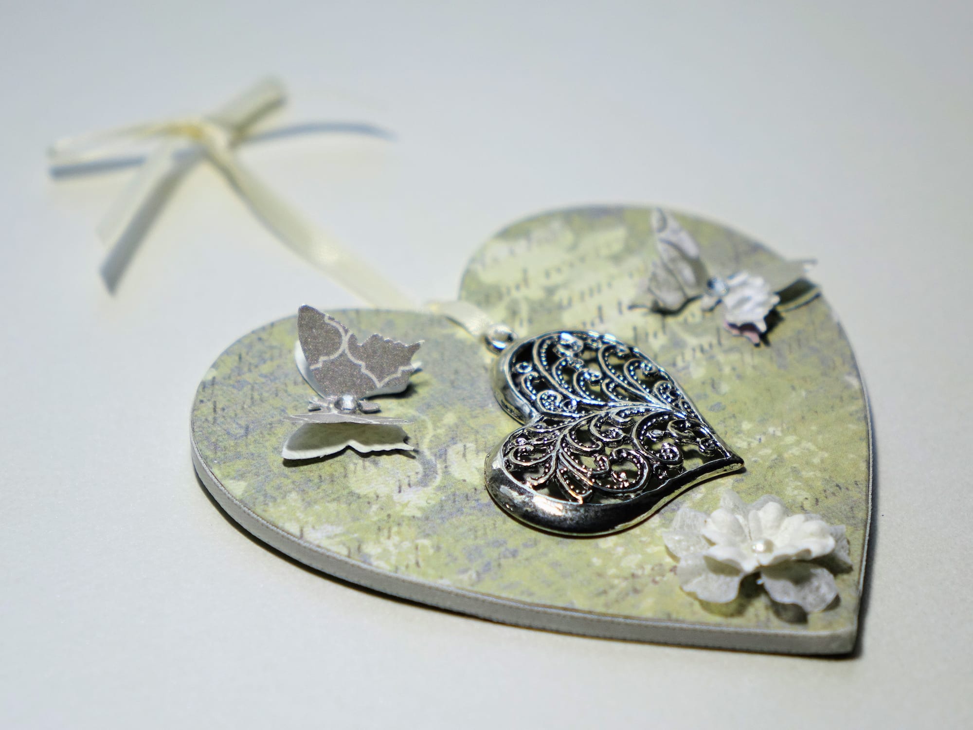 8x8cm Wooden Heart ♥️ #38