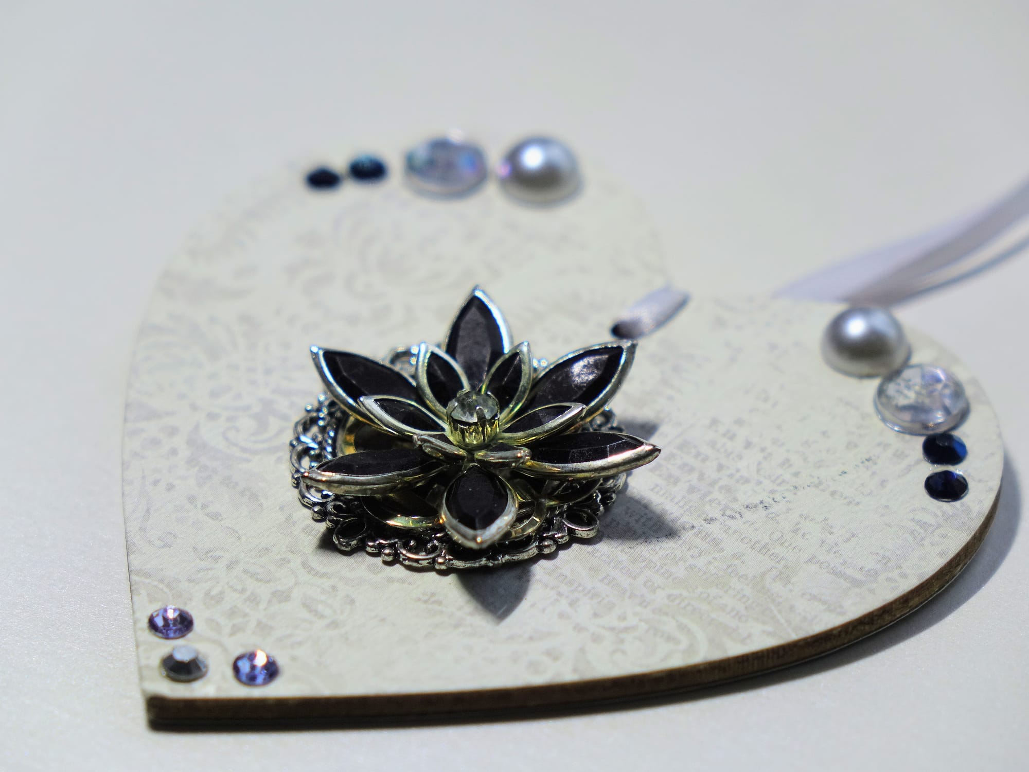 8x8cm Wooden Heart ♥️ #39