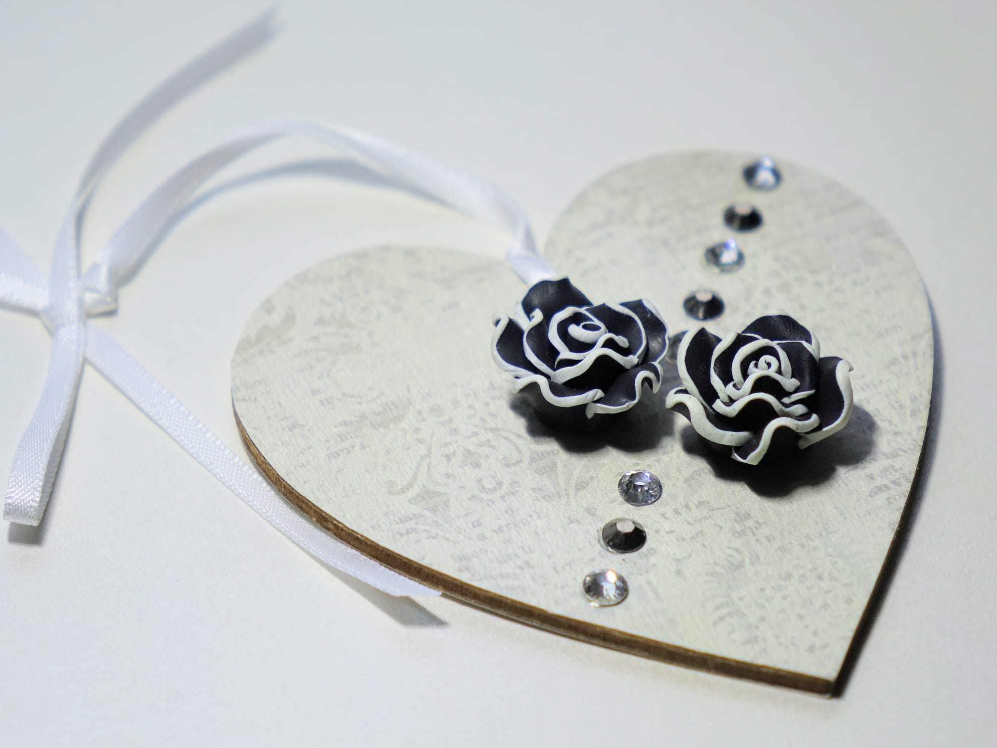 8x8cm Wooden Heart ♥️ #41