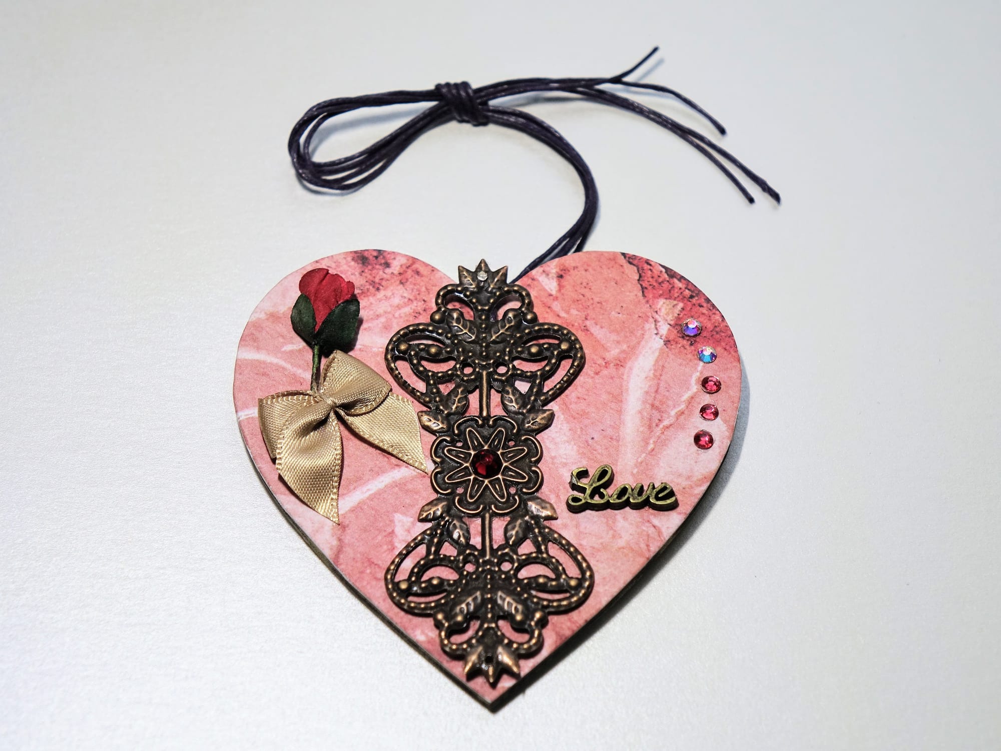 8x8cm Wooden Heart ♥️ #42