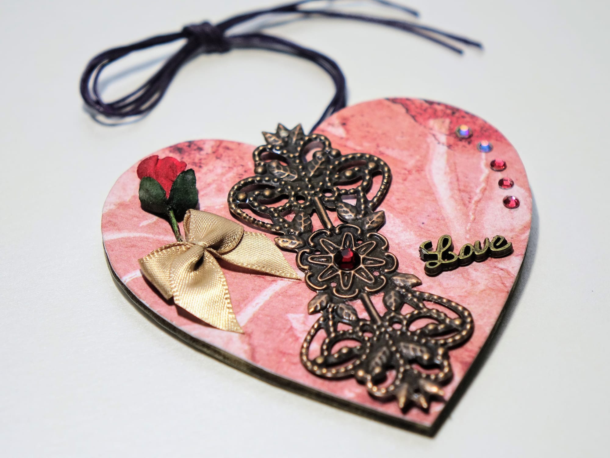 8x8cm Wooden Heart ♥️ #42