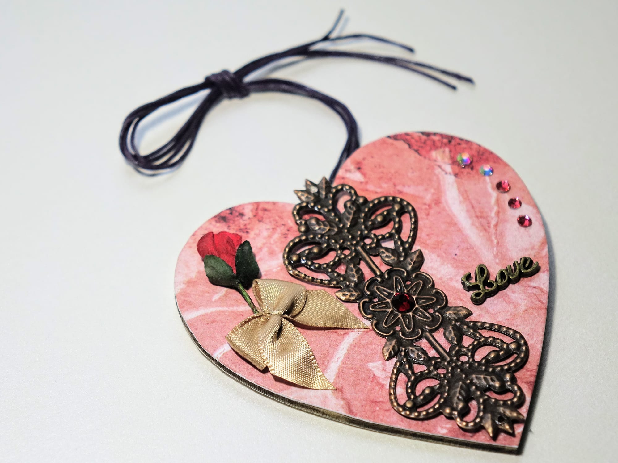 8x8cm Wooden Heart ♥️ #42