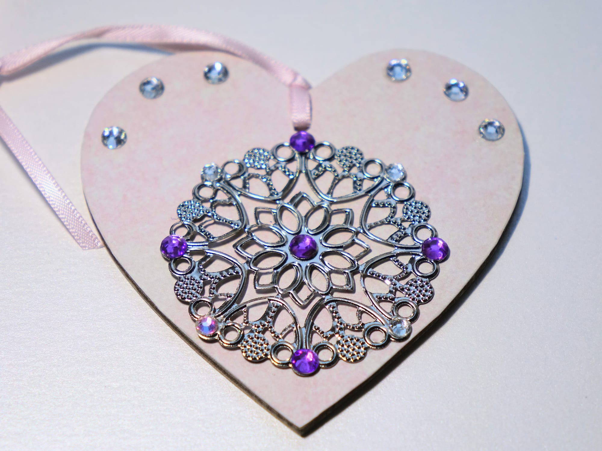 8x8cm Wooden Heart ♥️ #47