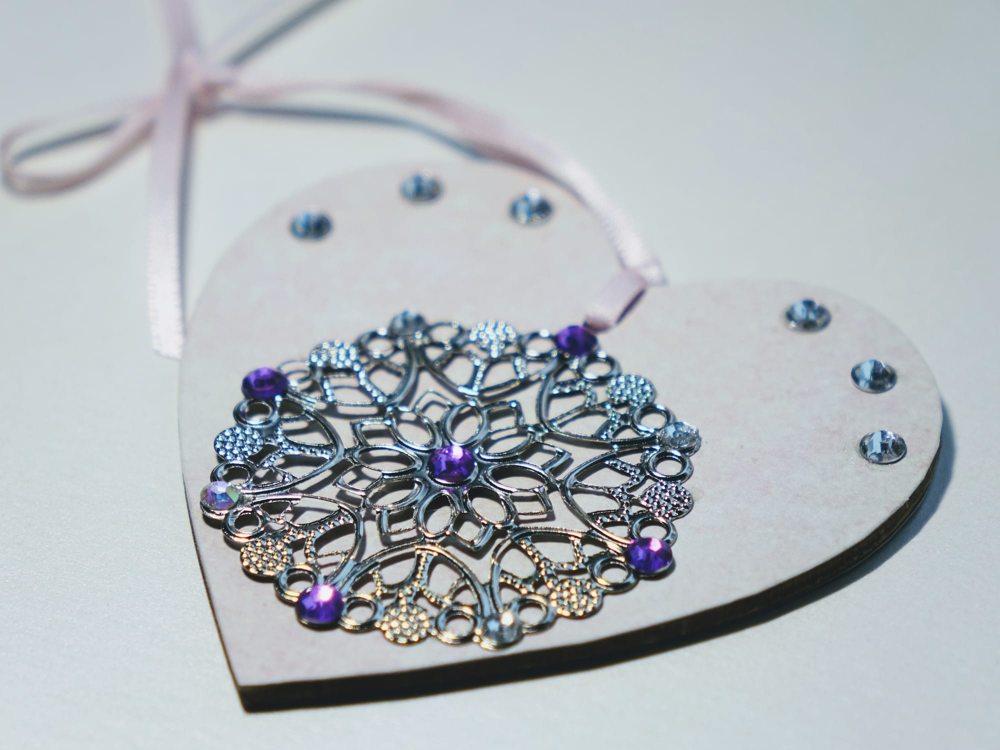 8x8cm Wooden Heart ♥️ #47