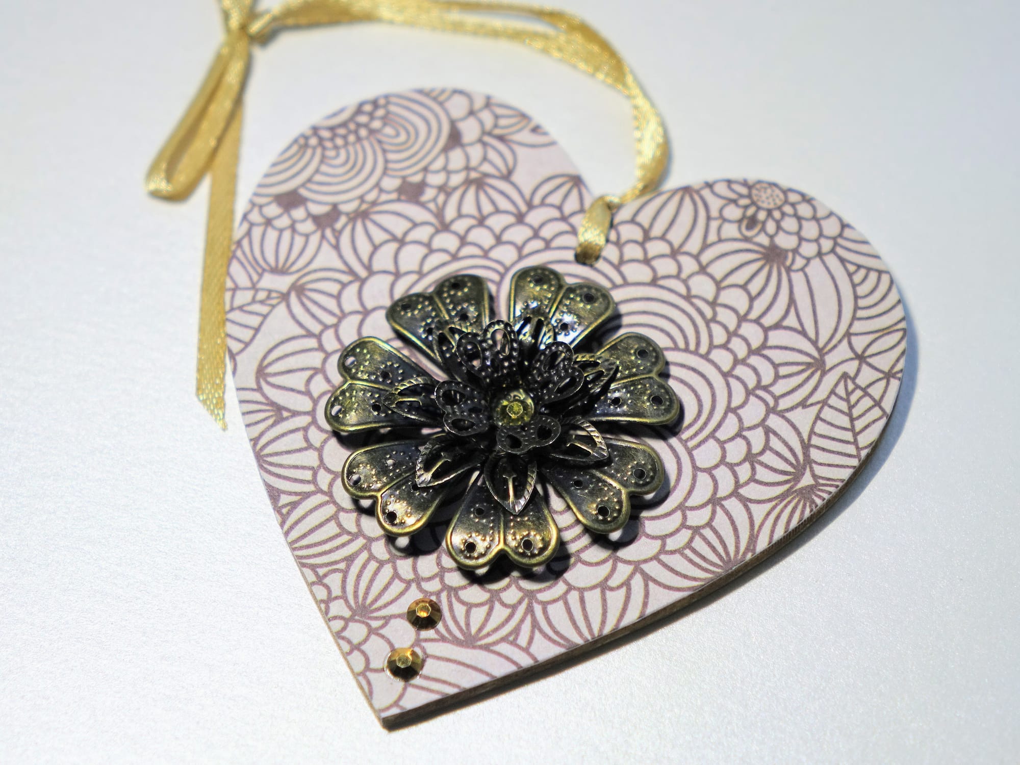 8x8cm Wooden Heart ♥️ #48