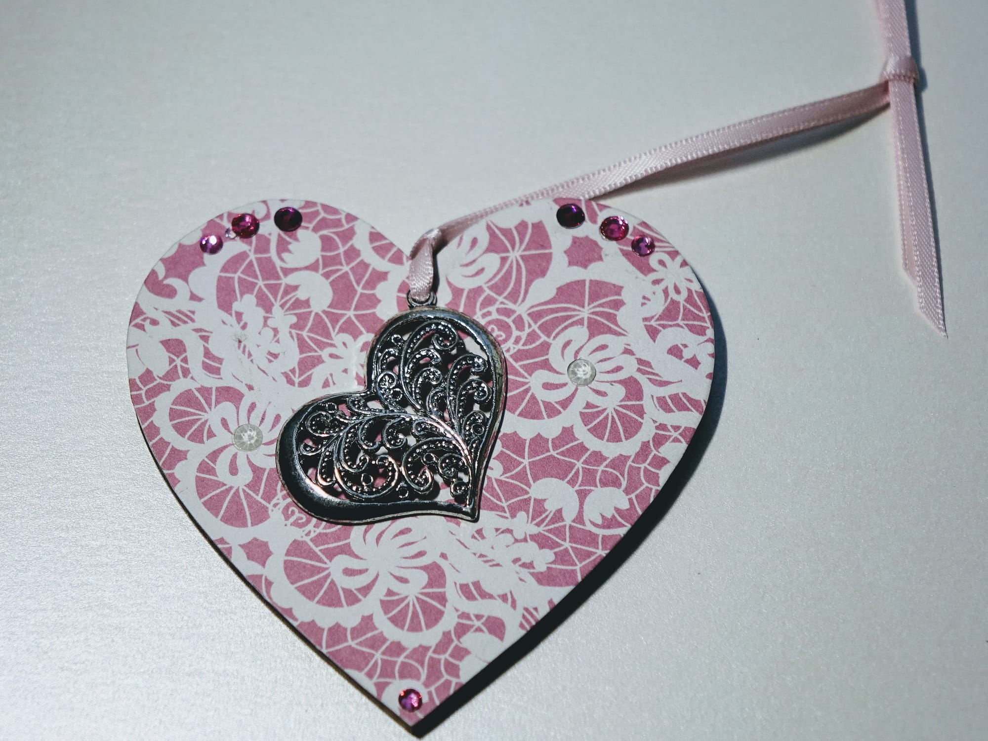 8x8cm Wooden Heart ♥️ #54