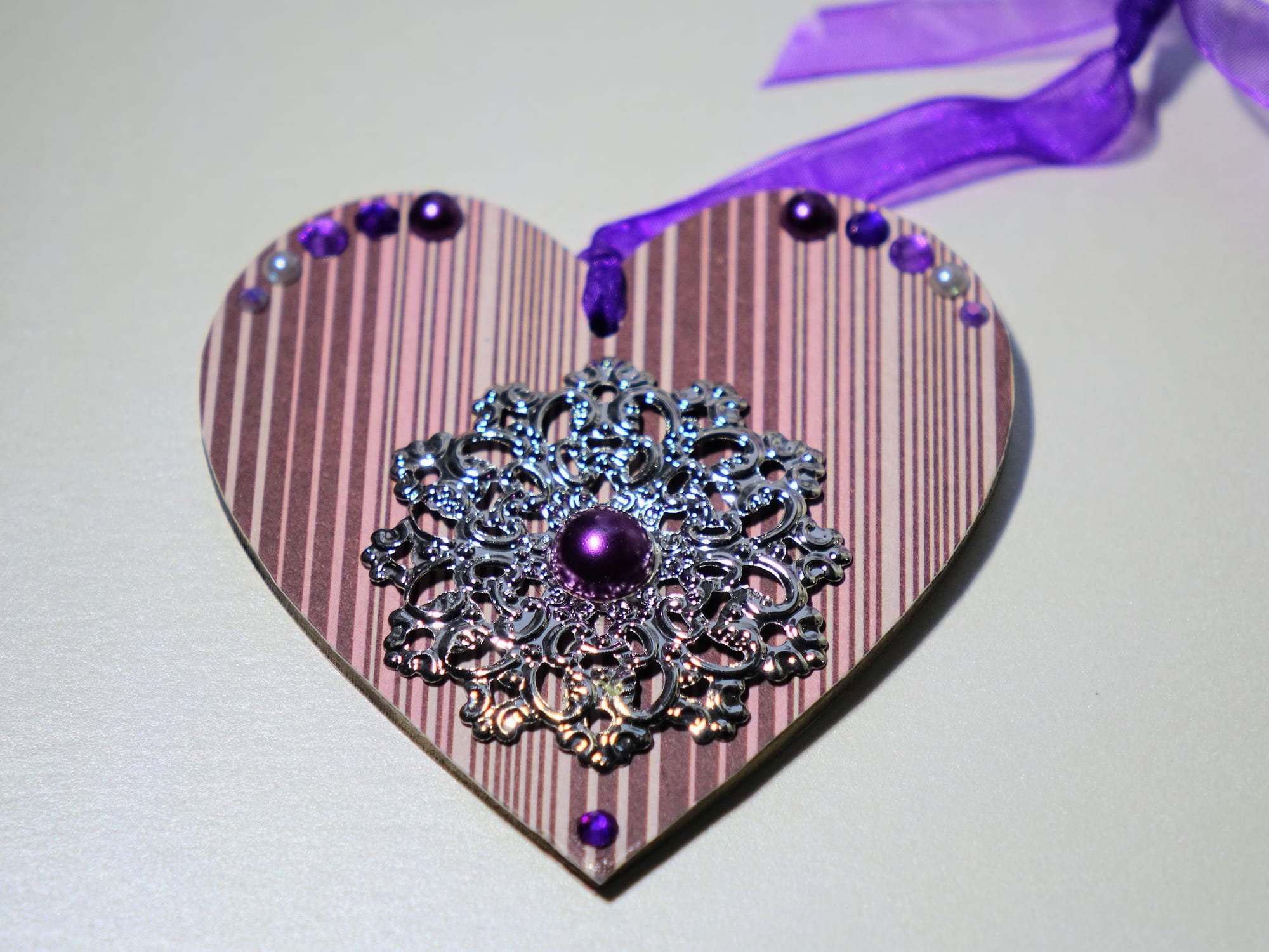 8x8cm Wooden Heart ♥️ #55