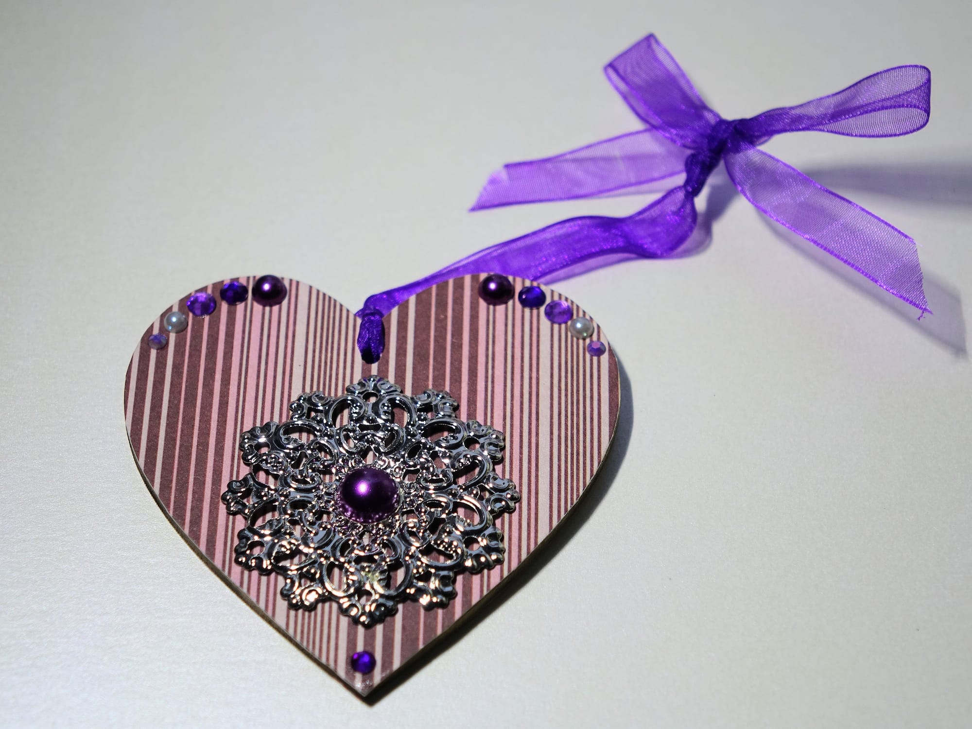 8x8cm Wooden Heart ♥️ #55