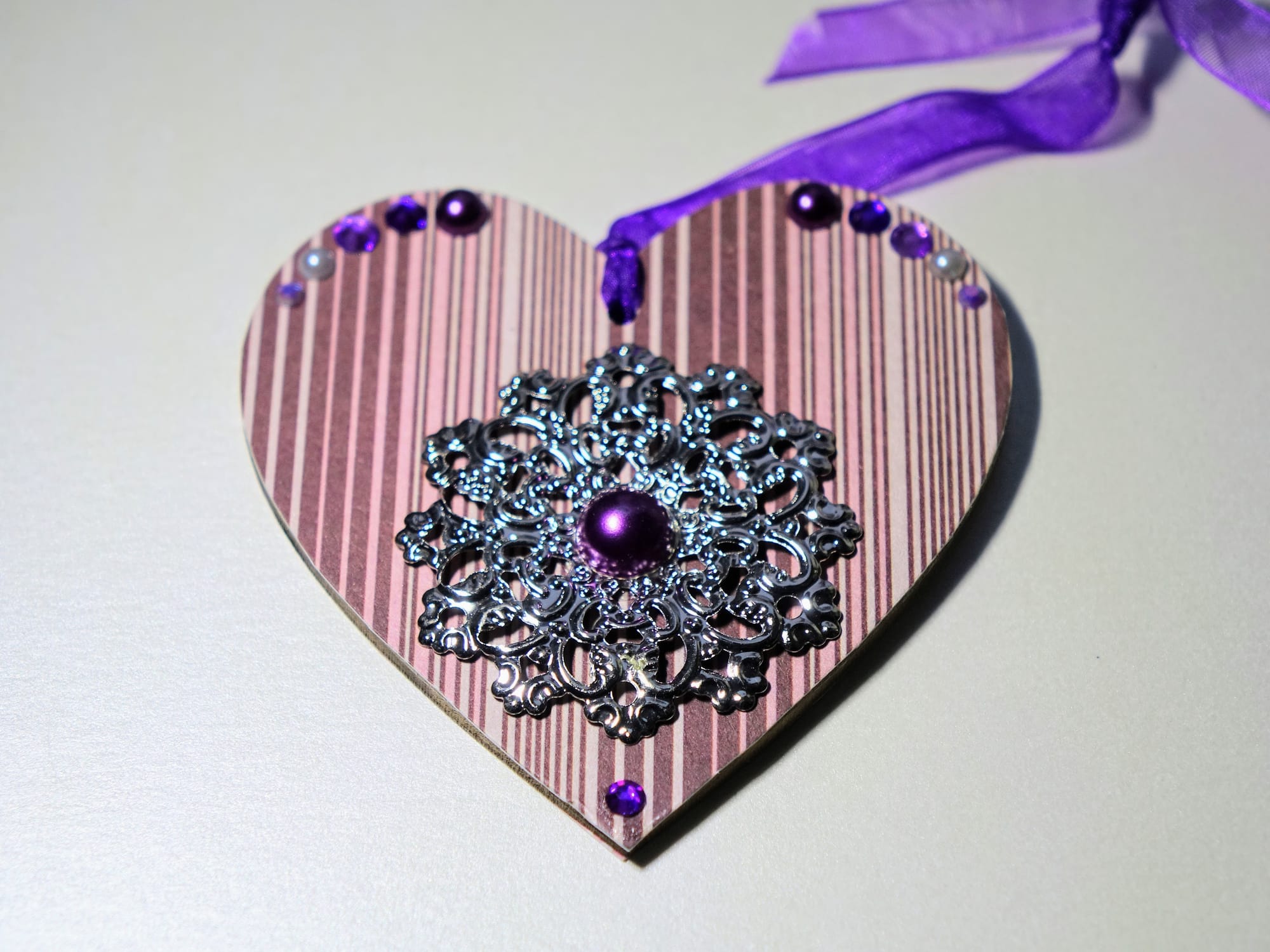 8x8cm Wooden Heart ♥️ #55