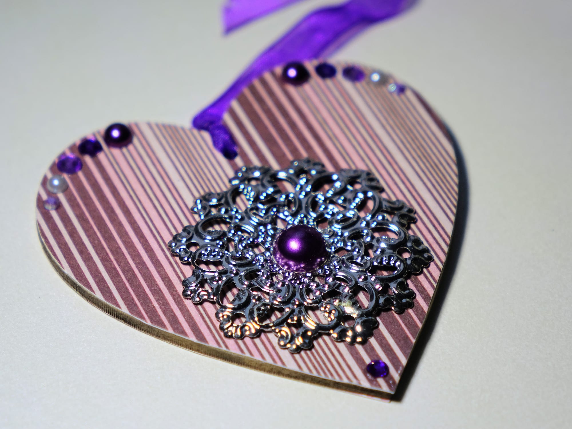 8x8cm Wooden Heart ♥️ #55