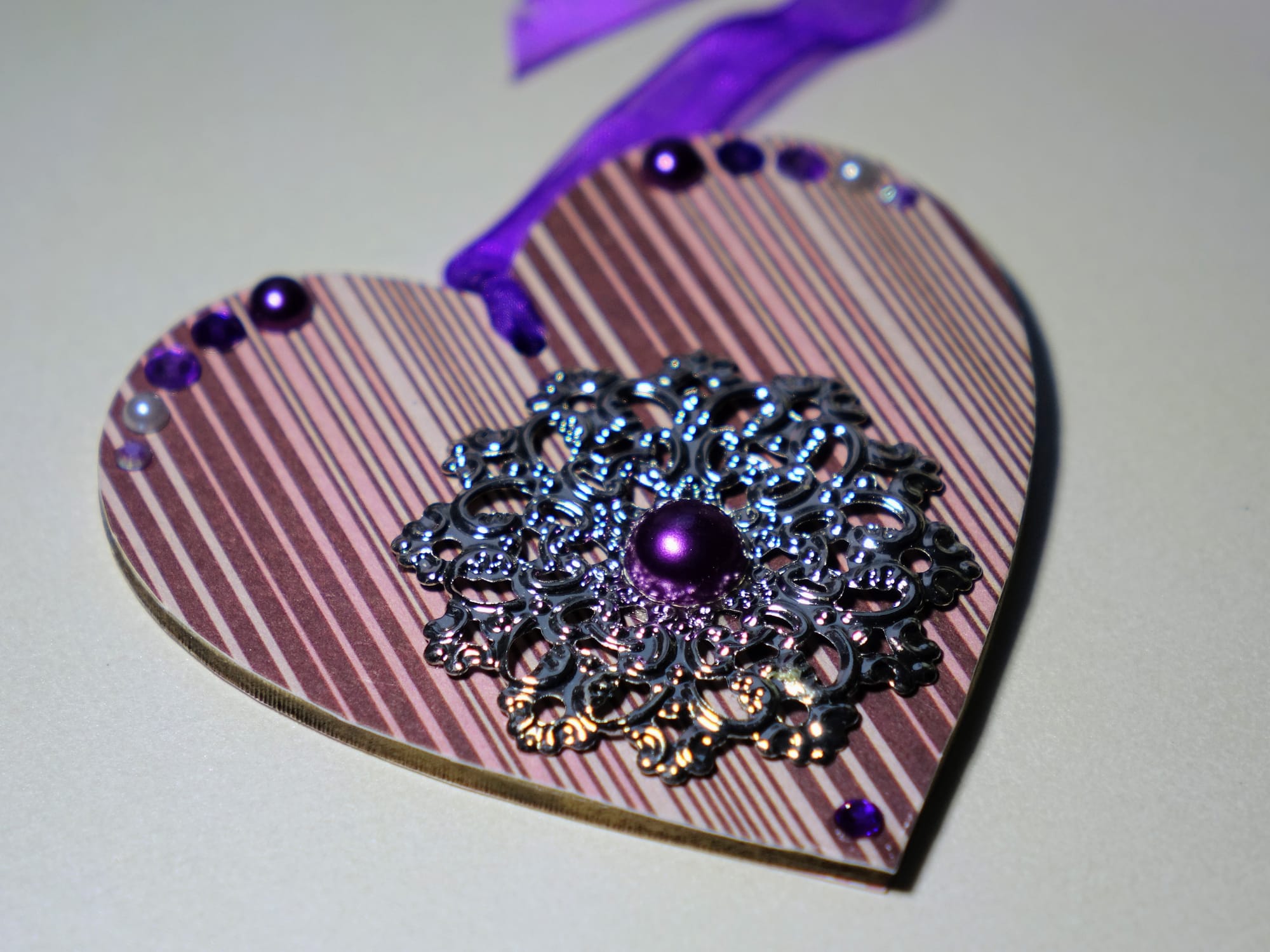 8x8cm Wooden Heart ♥️ #55