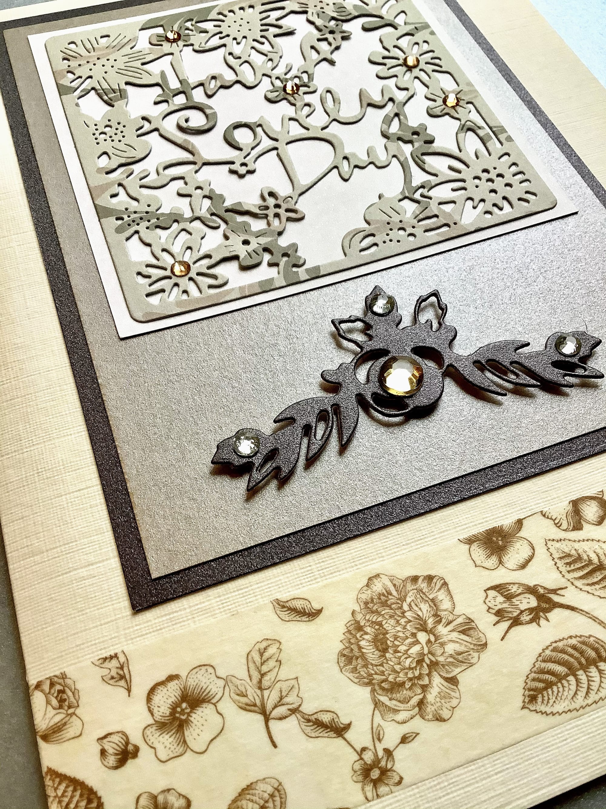 LUXURY HANDMADE BIRTHDAY CARD #35
