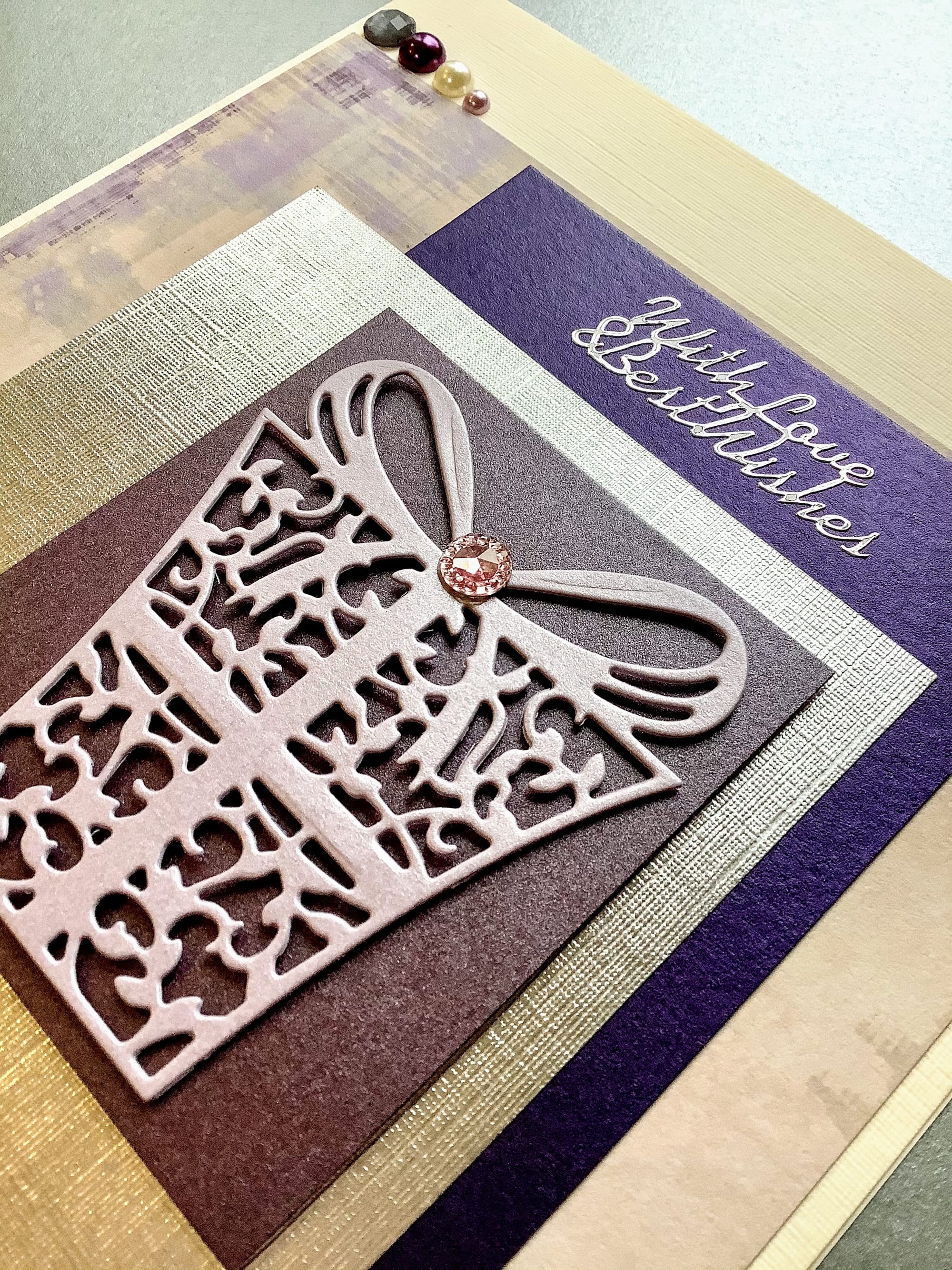 LUXURY HANDMADE BIRTHDAY CARD #36