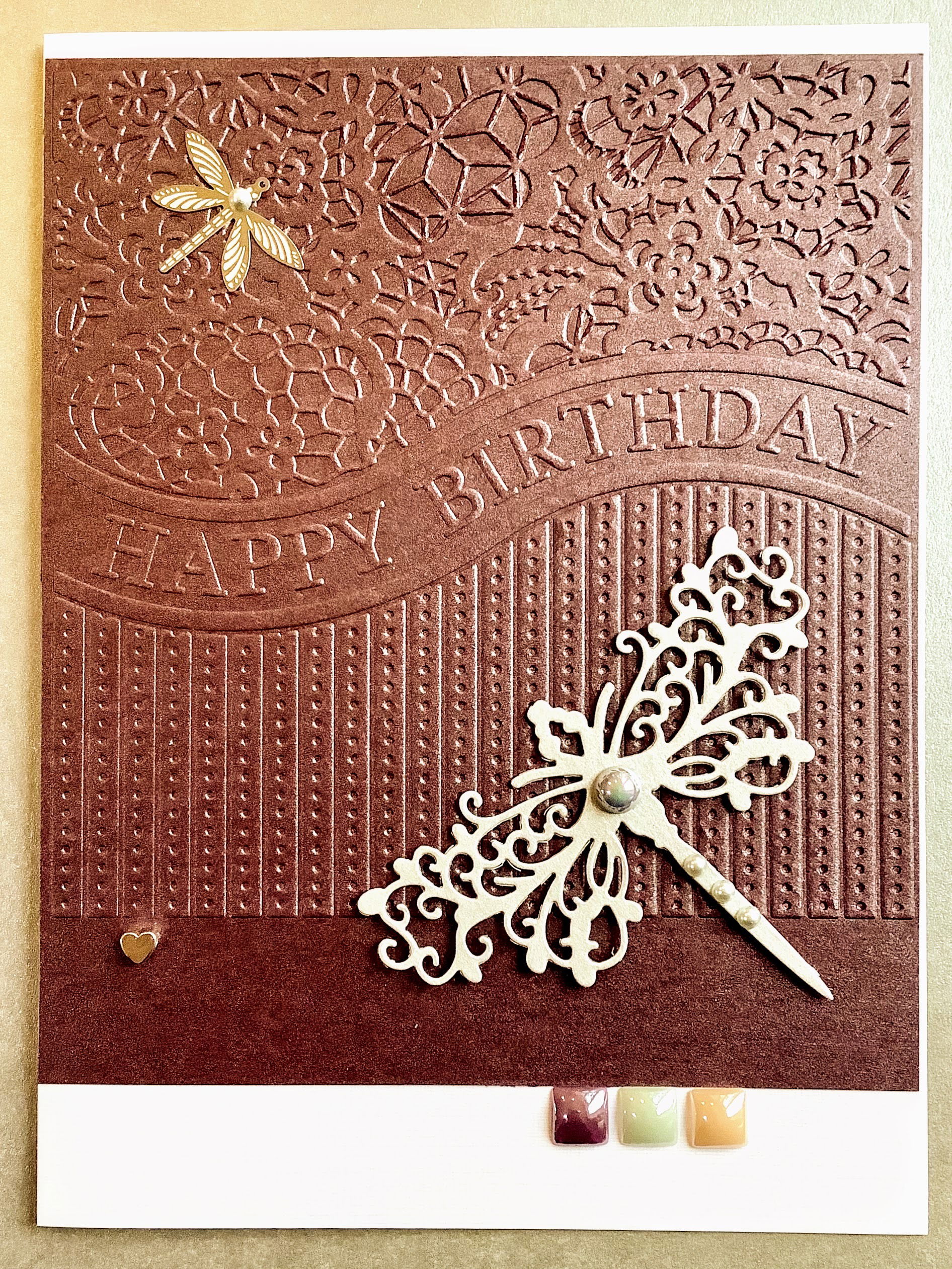 LUXURY HANDMADE BIRTHDAY CARD #37