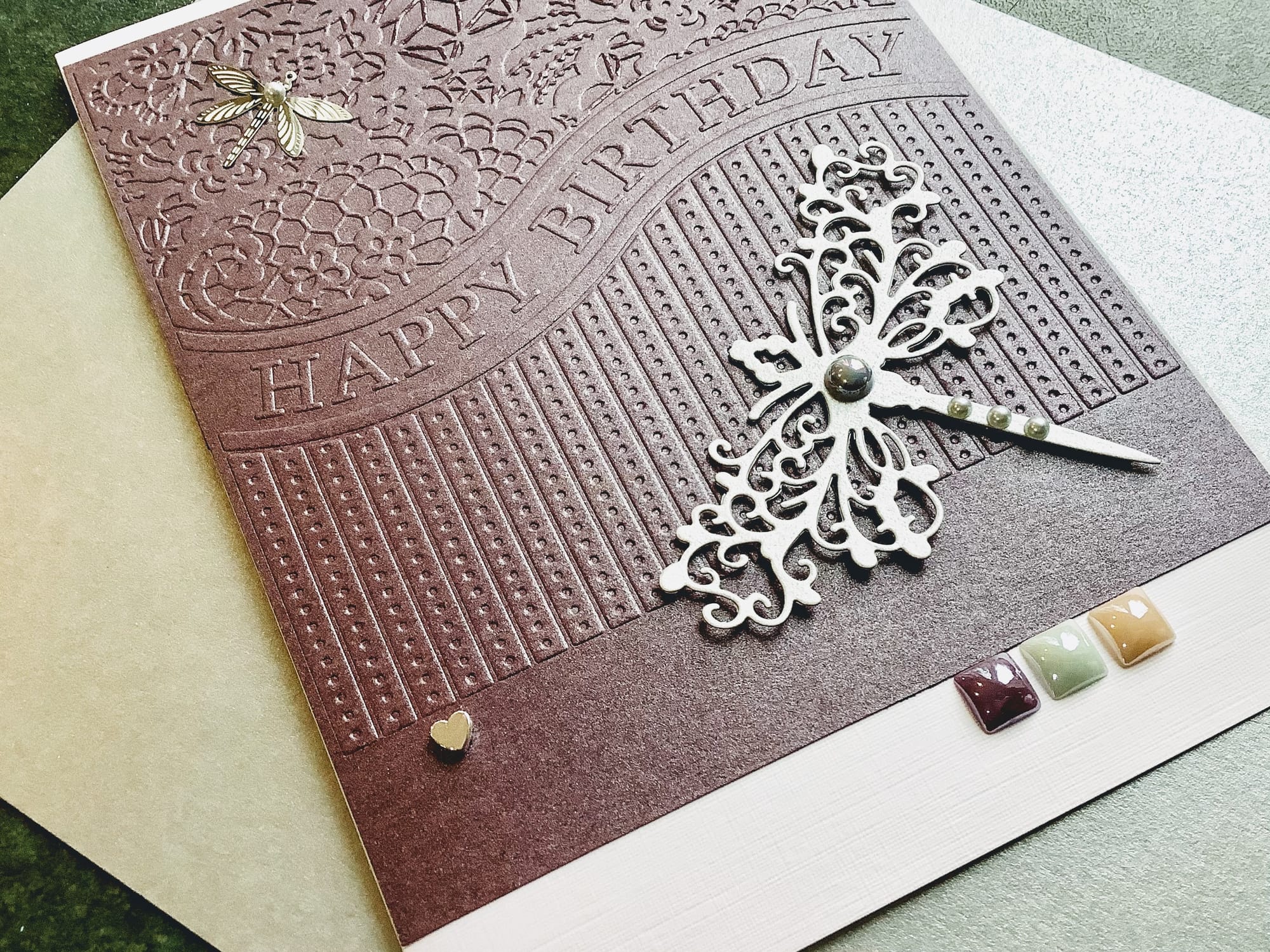 LUXURY HANDMADE BIRTHDAY CARD #37