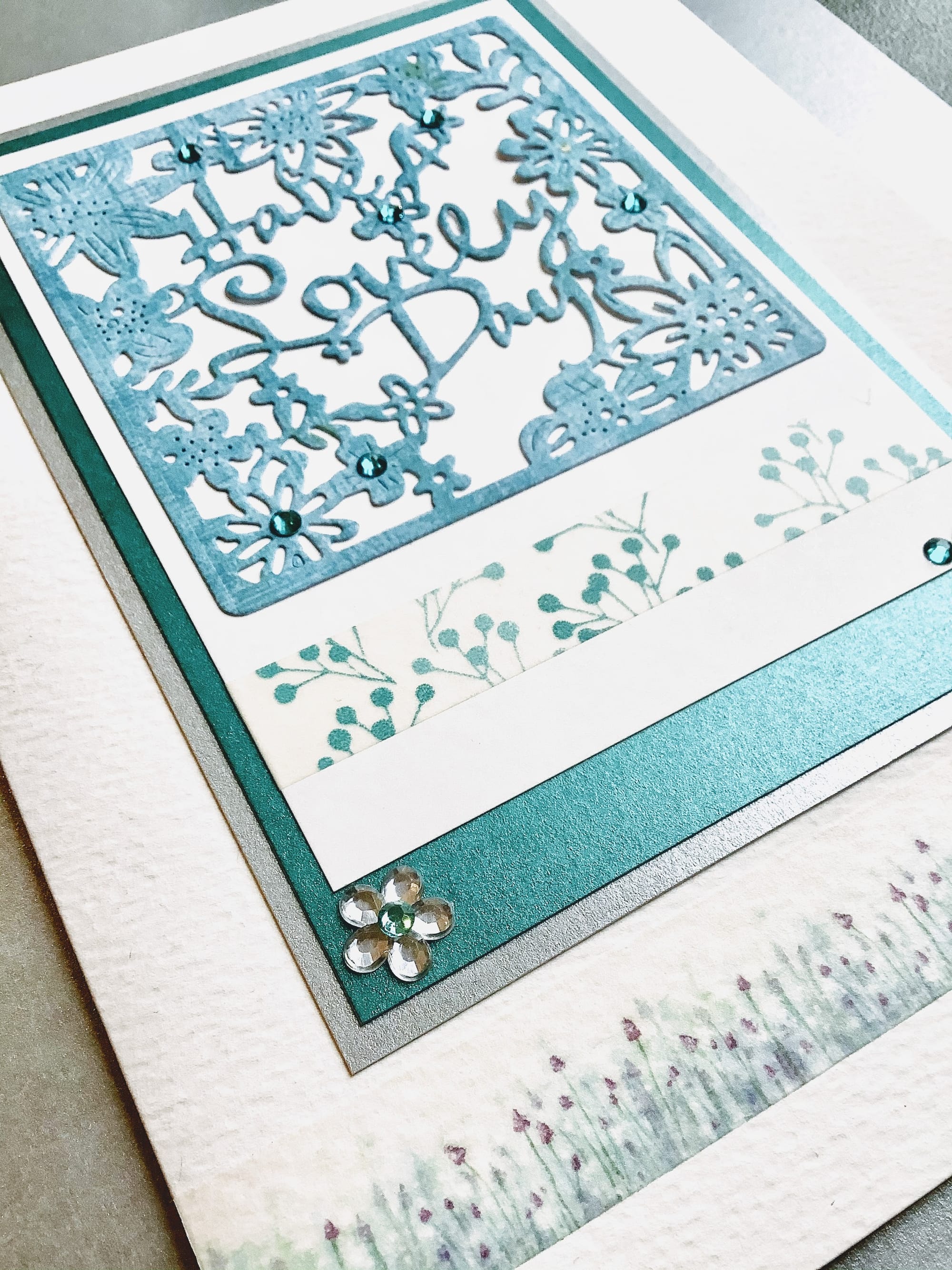 LUXURY HANDMADE BIRTHDAY CARD #39