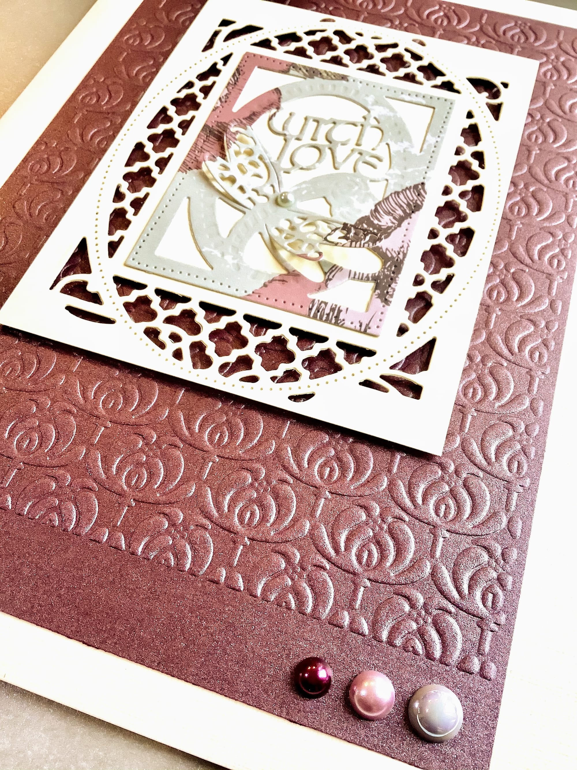 LUXURY HANDMADE CARD #40