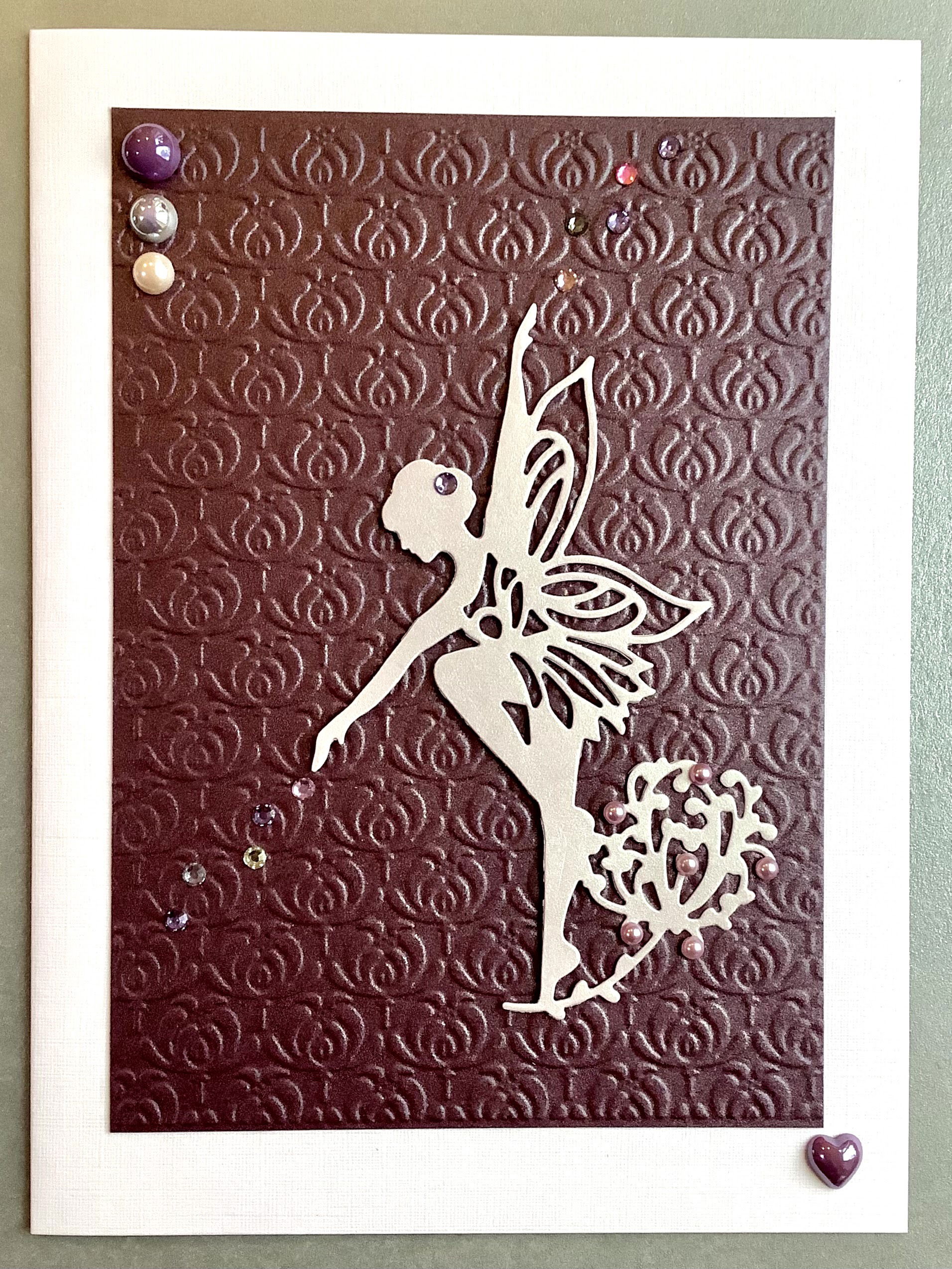 LUXURY HANDMADE BEST WISHES CARD #48