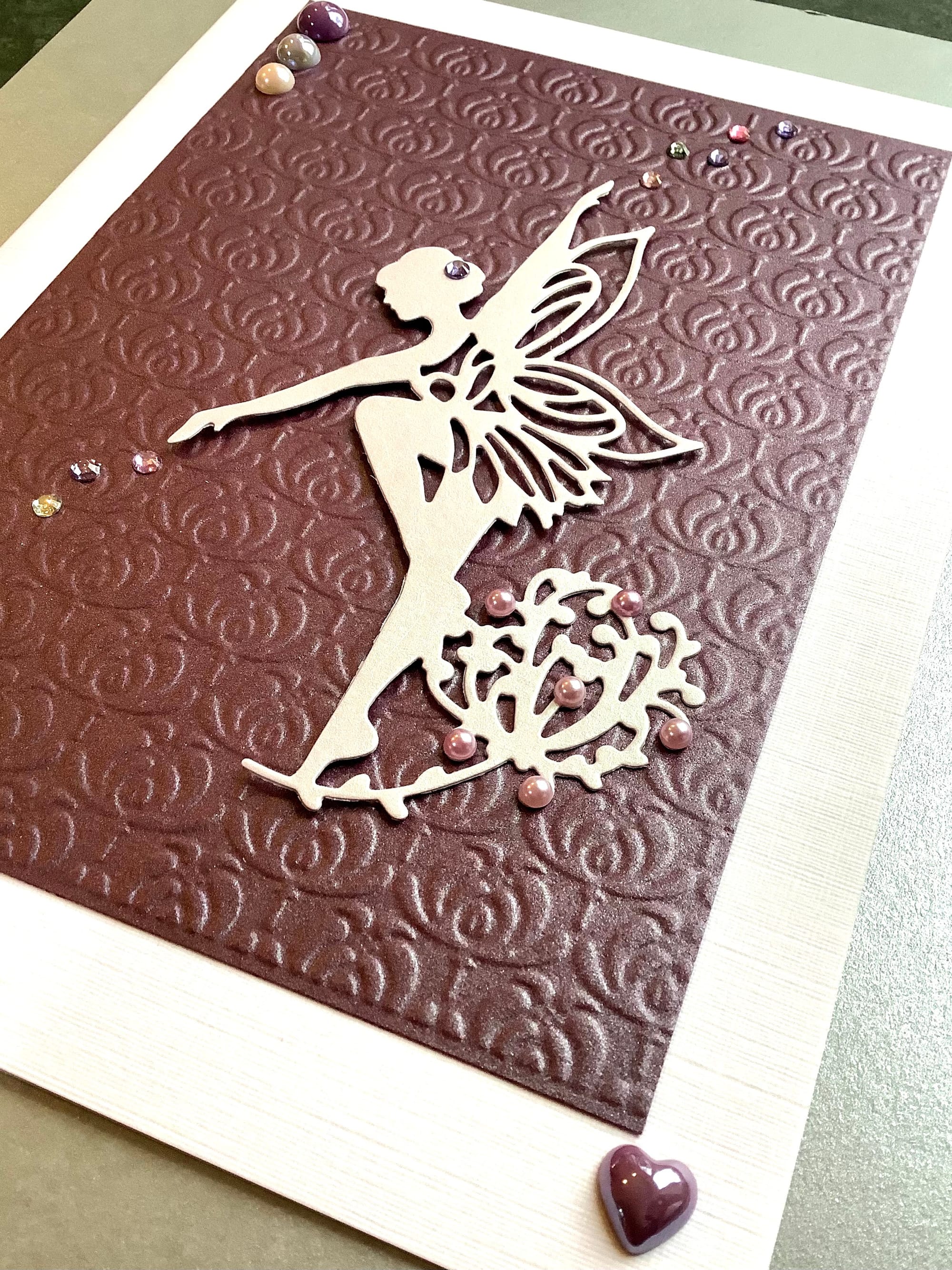 LUXURY HANDMADE BEST WISHES CARD #48