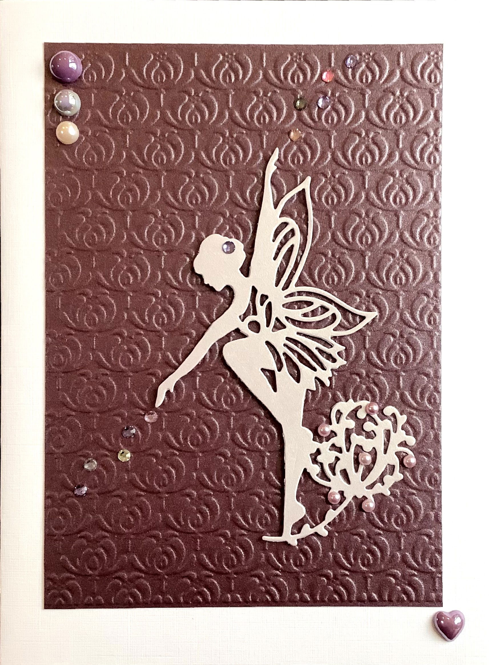 LUXURY HANDMADE BEST WISHES CARD #48
