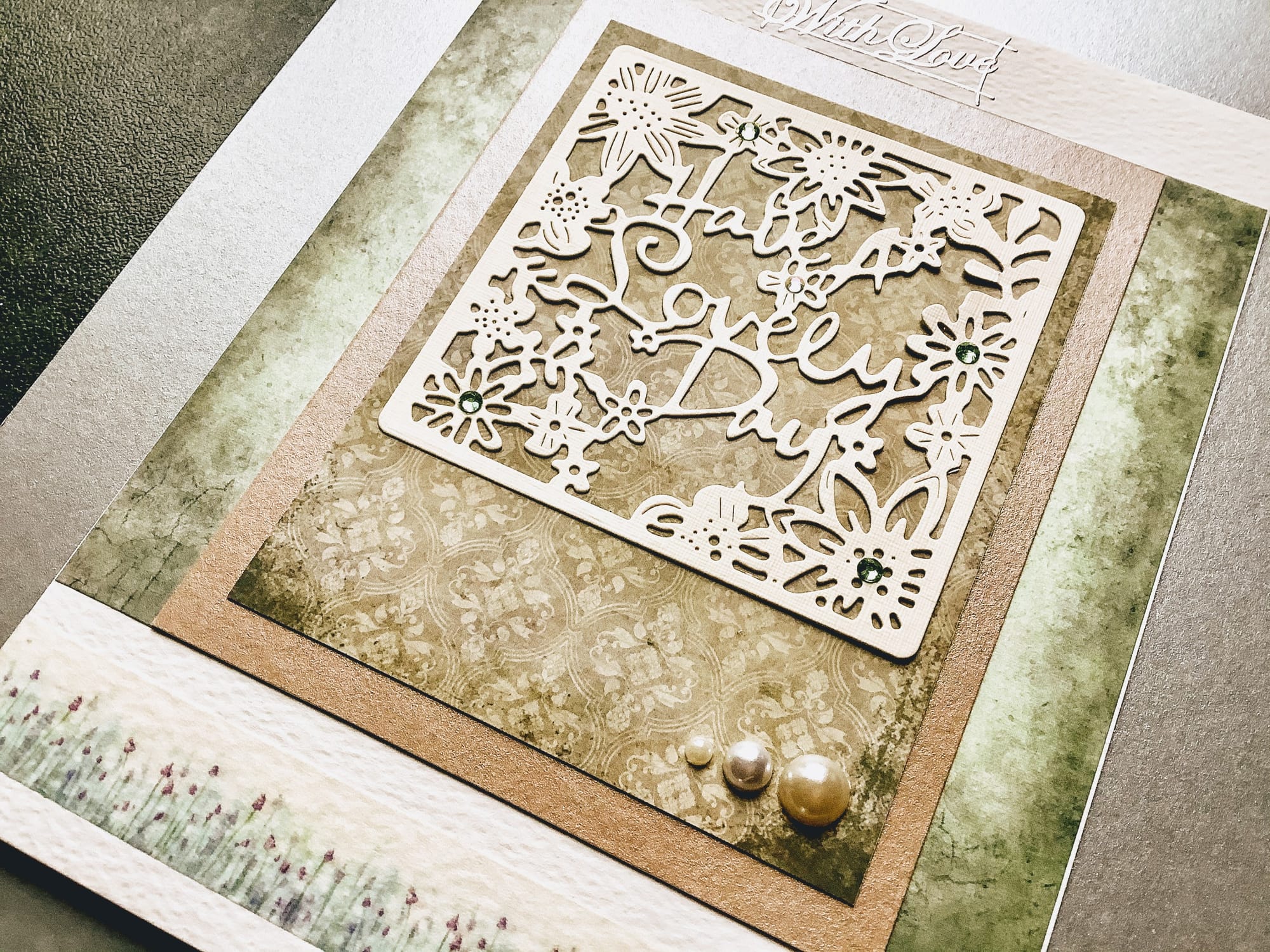 LUXURY HANDMADE MOTHER’S DAY CARD #52
