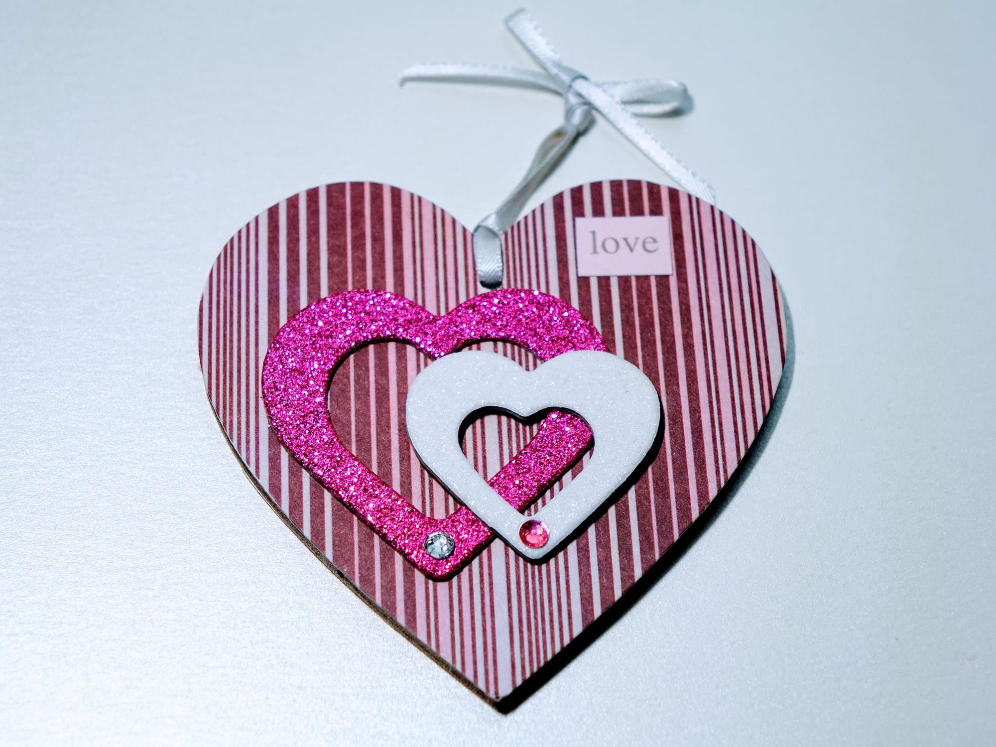 8x8cm Wooden Heart ♥️ #18