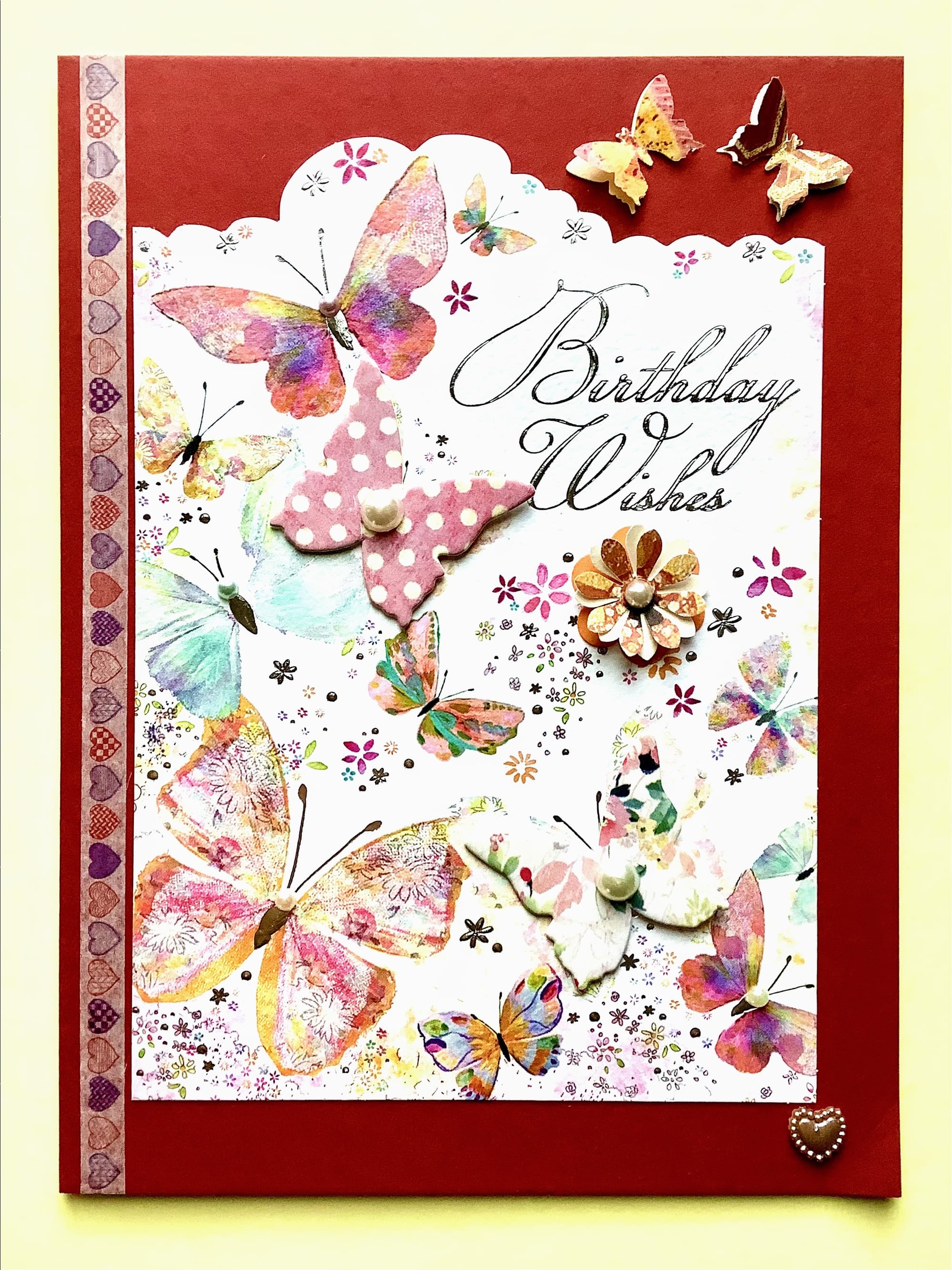 LUXURY HANDMADE BIRTHDAY CARD #56