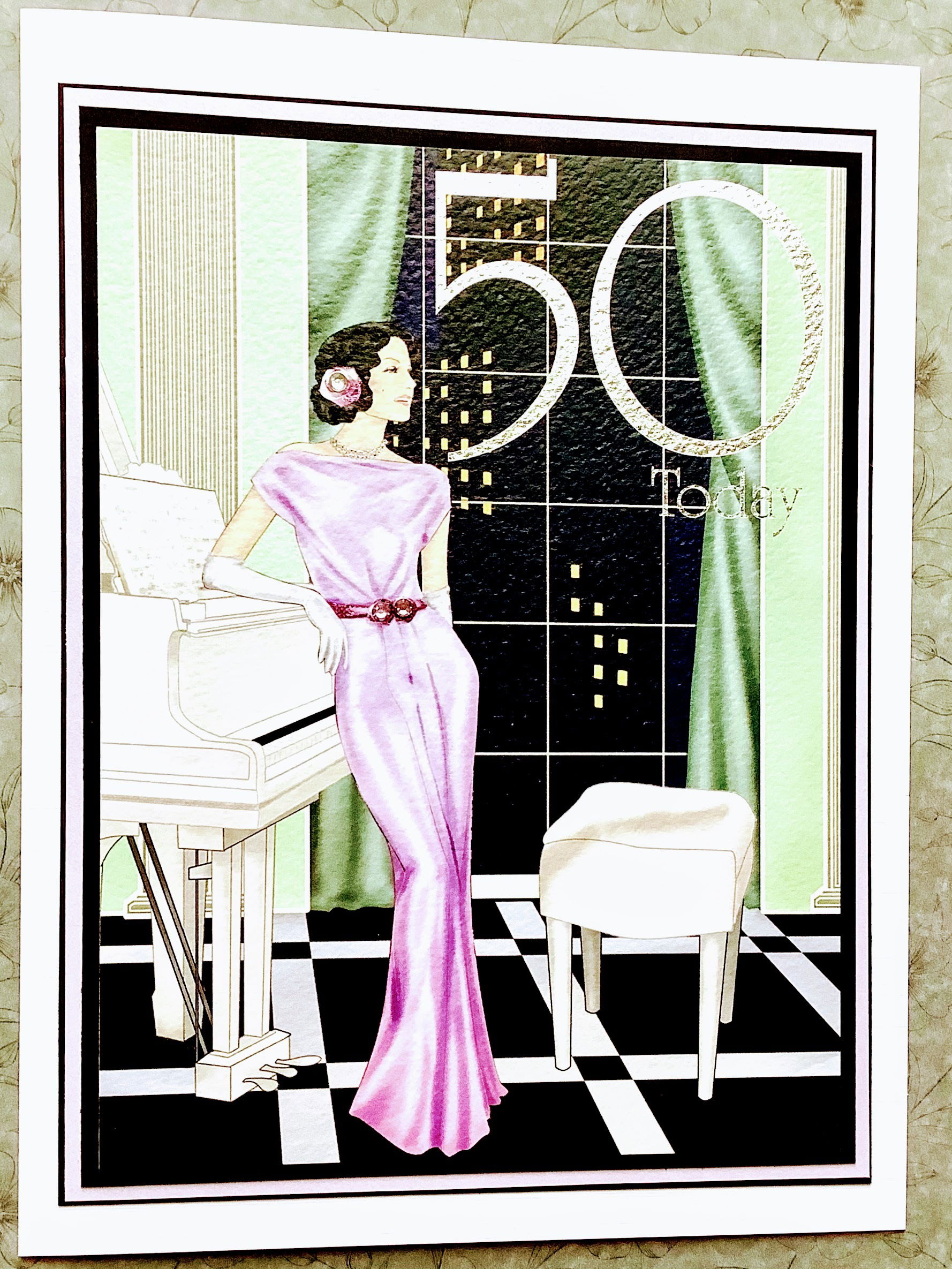 LUXURY HANDMADE BIRTHDAY CARD #57