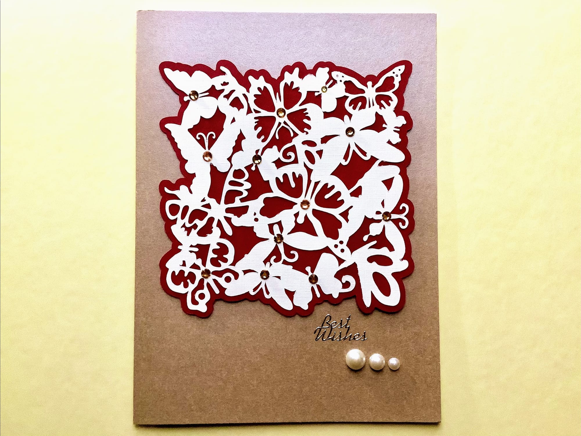LUXURY HANDMADE CARD #59