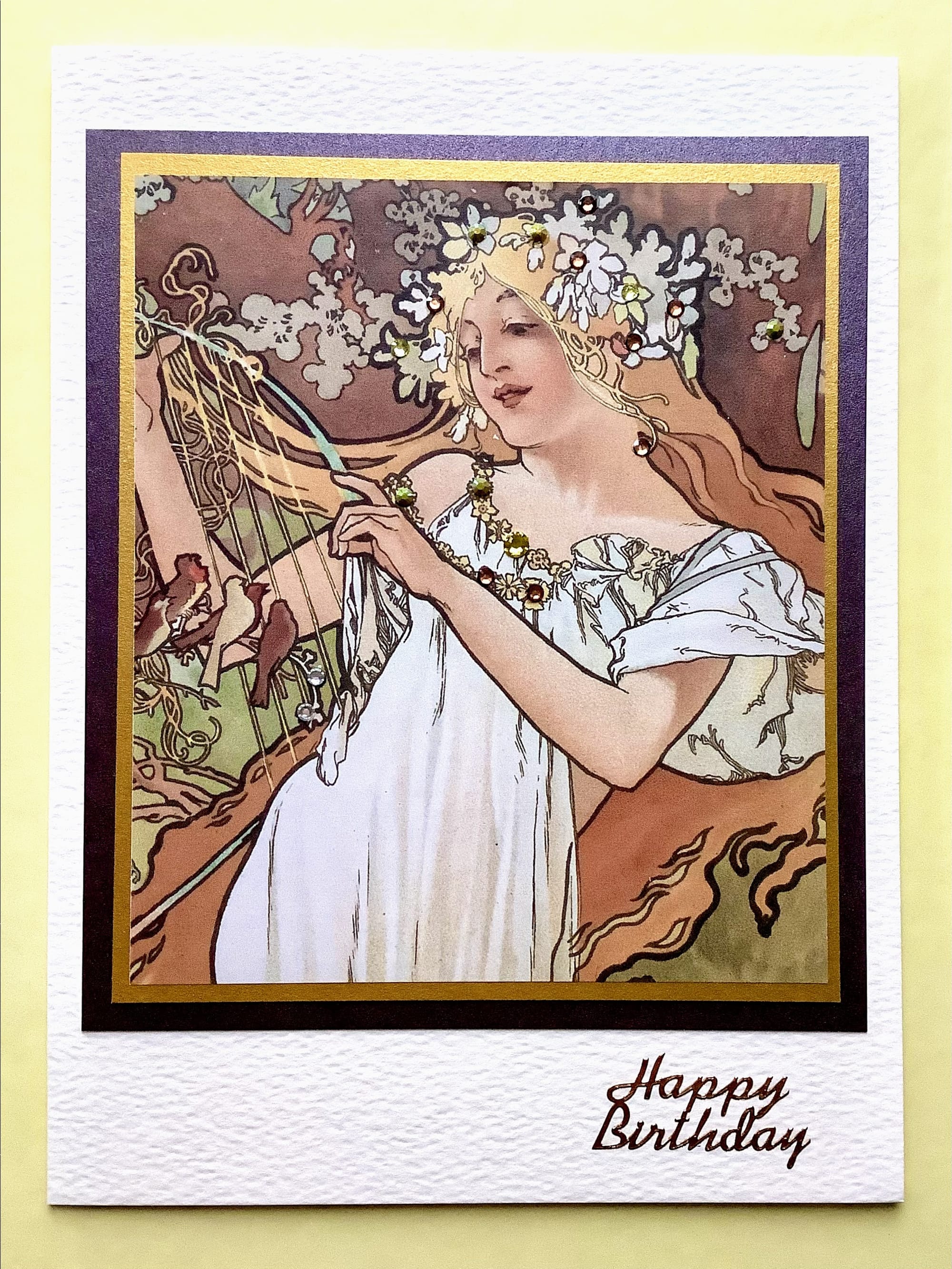 LUXURY HANDMADE CARD #60