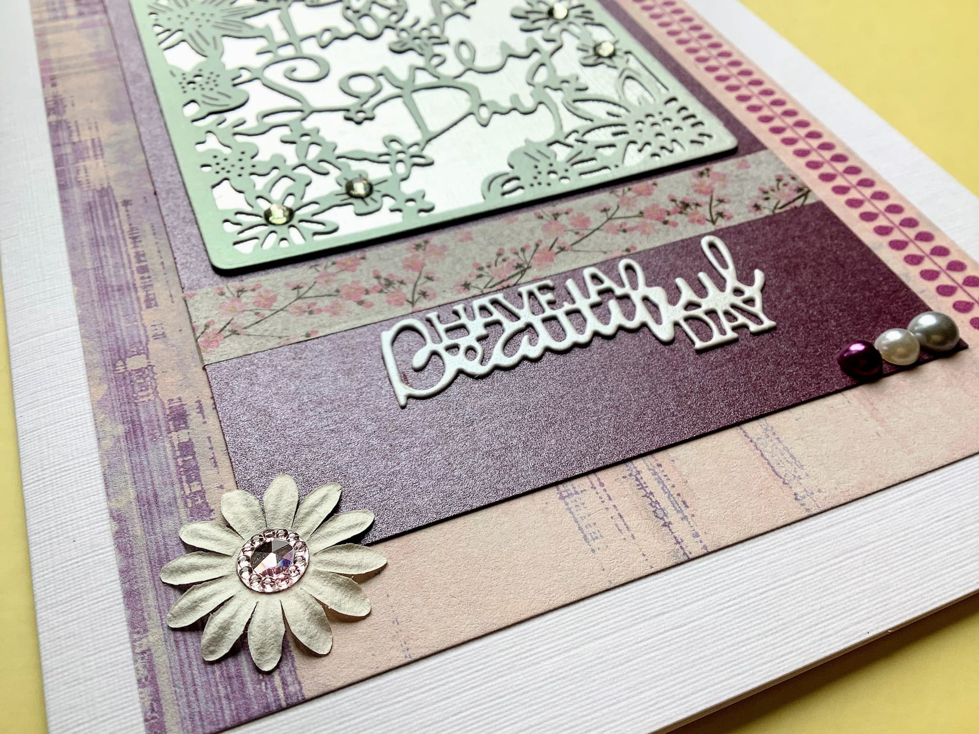 LUXURY HANDMADE BIRTHDAY CARD #66