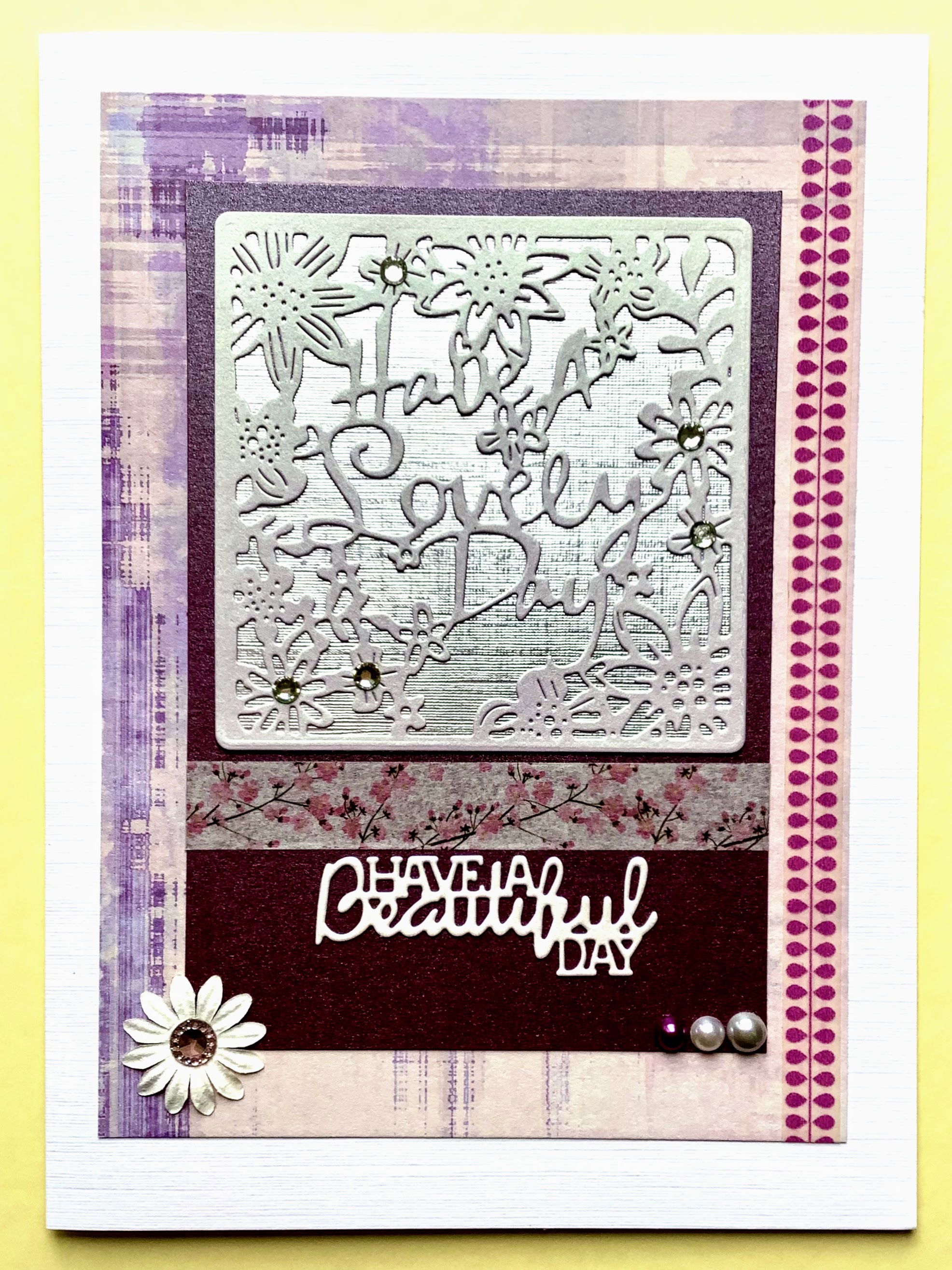 LUXURY HANDMADE BIRTHDAY CARD #66