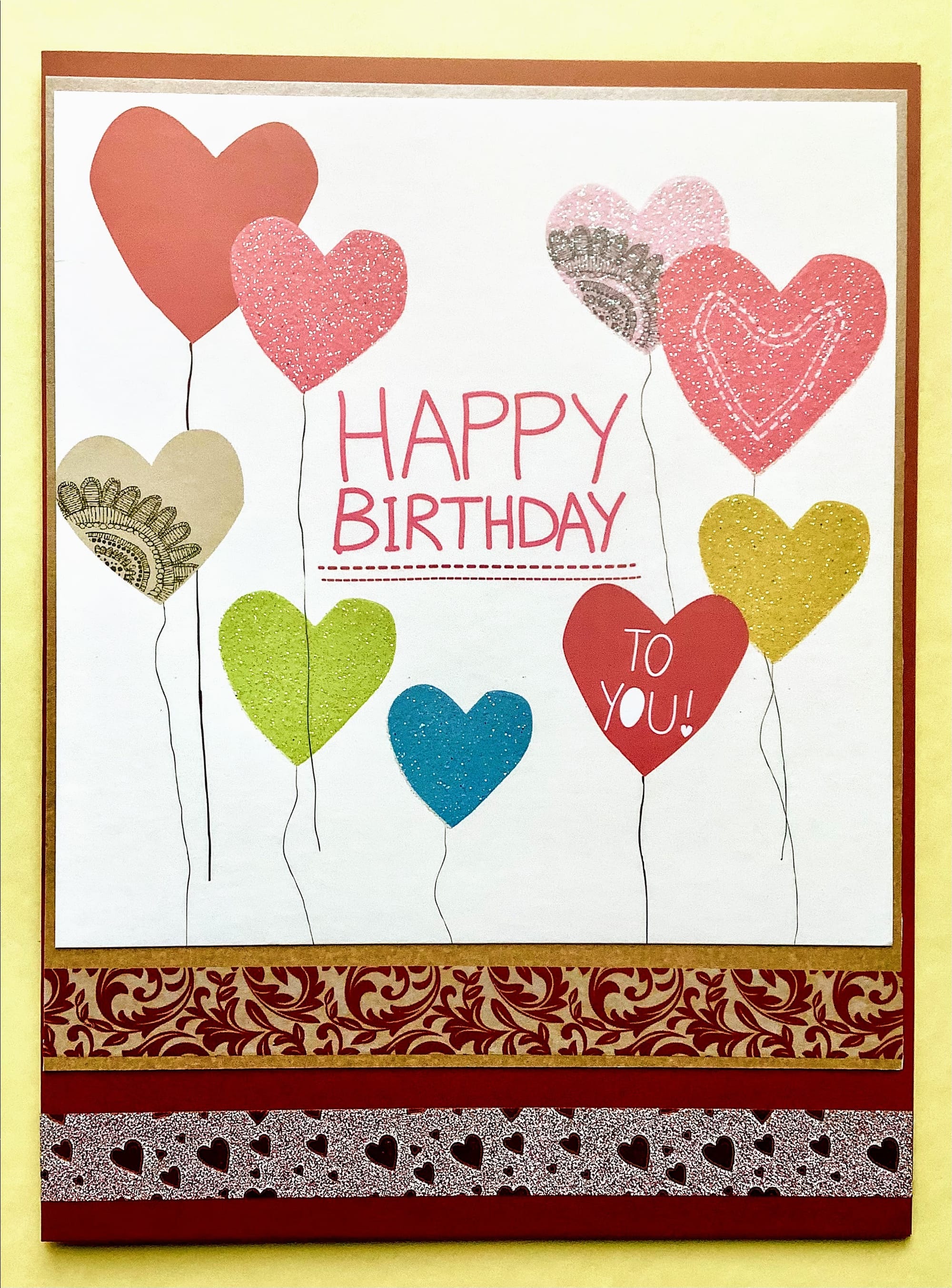 LUXURY HANDMADE BIRTHDAY CARD #68