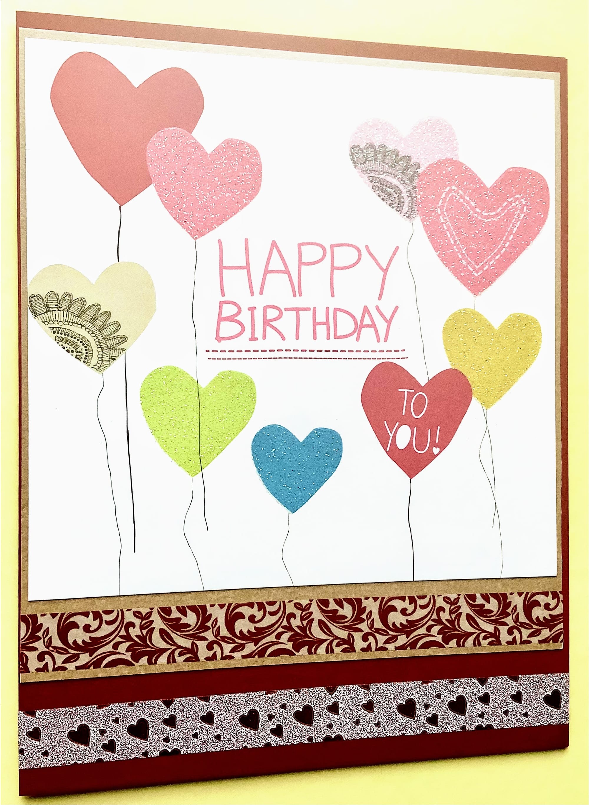 LUXURY HANDMADE BIRTHDAY CARD #68