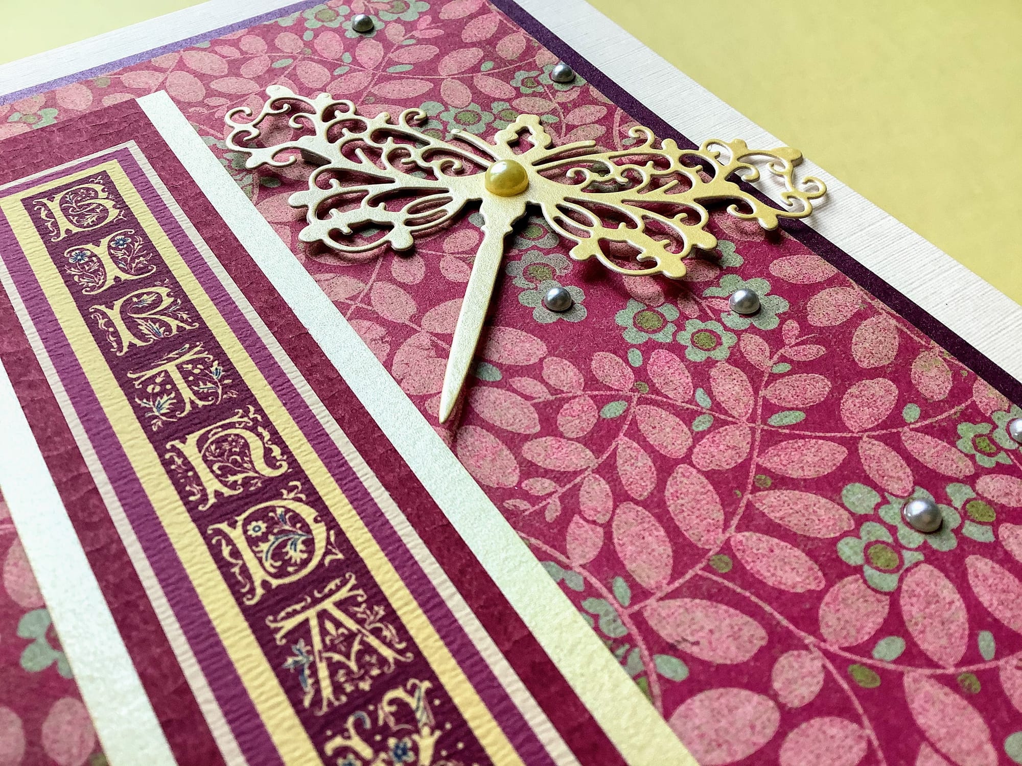 LUXURY HANDMADE BIRTHDAY CARD #71
