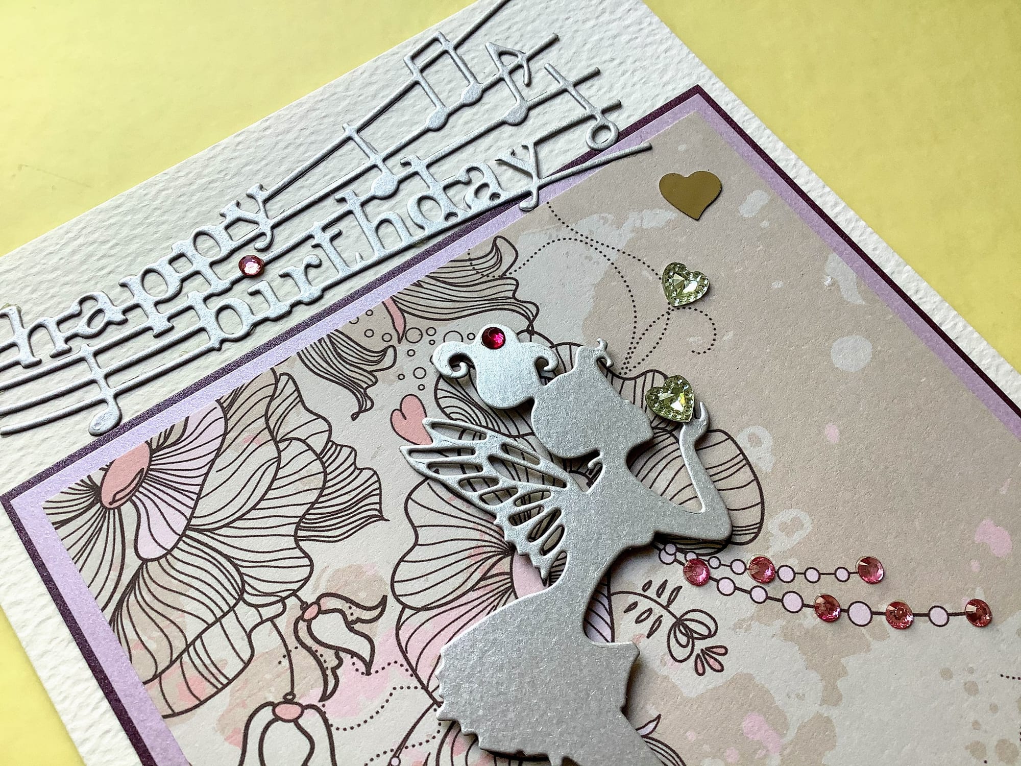 LUXURY HANDMADE BIRTHDAY CARD #74