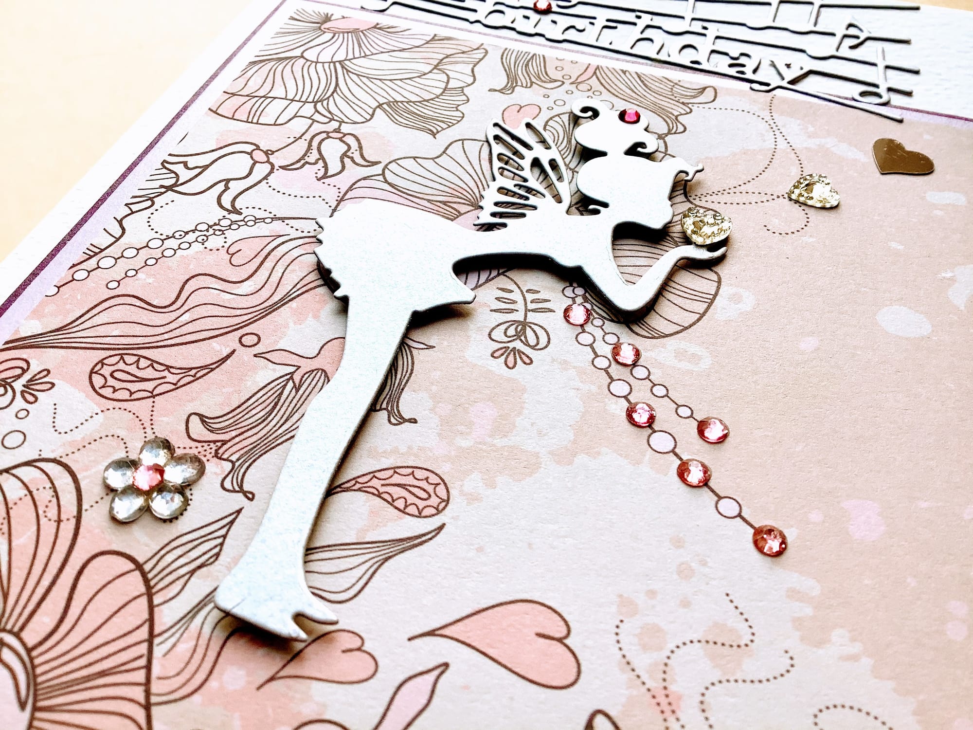 LUXURY HANDMADE BIRTHDAY CARD #74