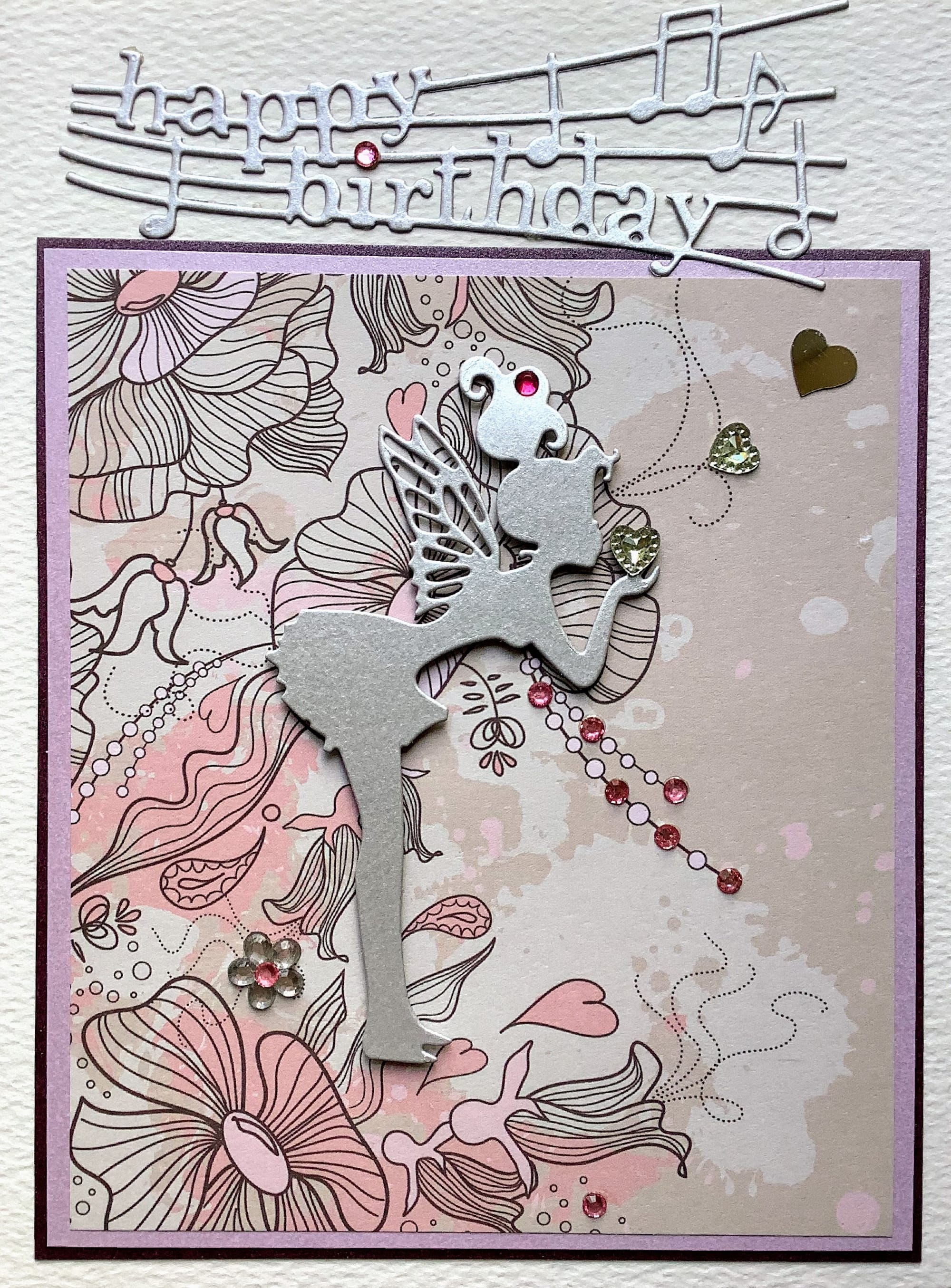 LUXURY HANDMADE BIRTHDAY CARD #74