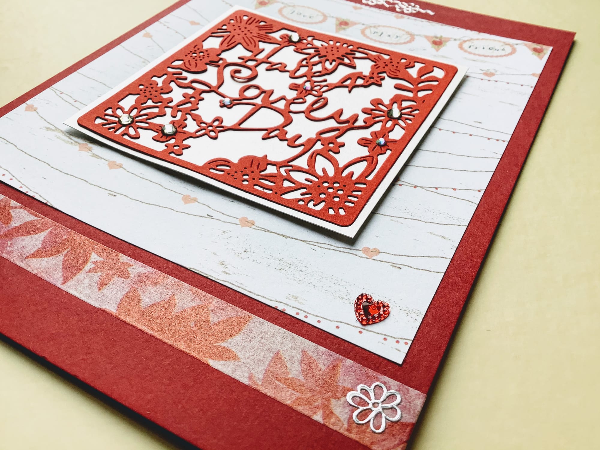 LUXURY HANDMADE BIRTHDAY CARD #76