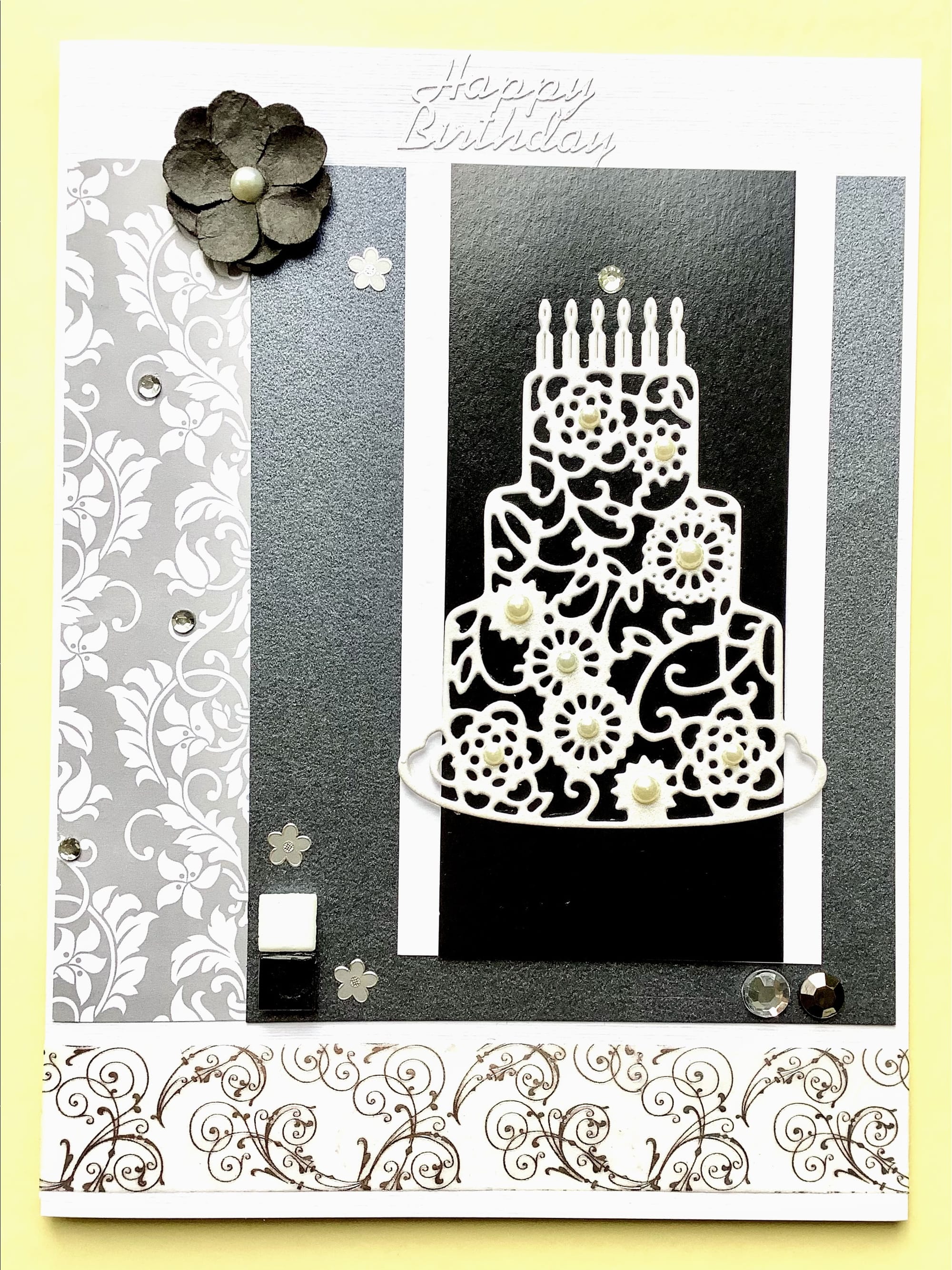 LUXURY HANDMADE BIRTHDAY CARD #79