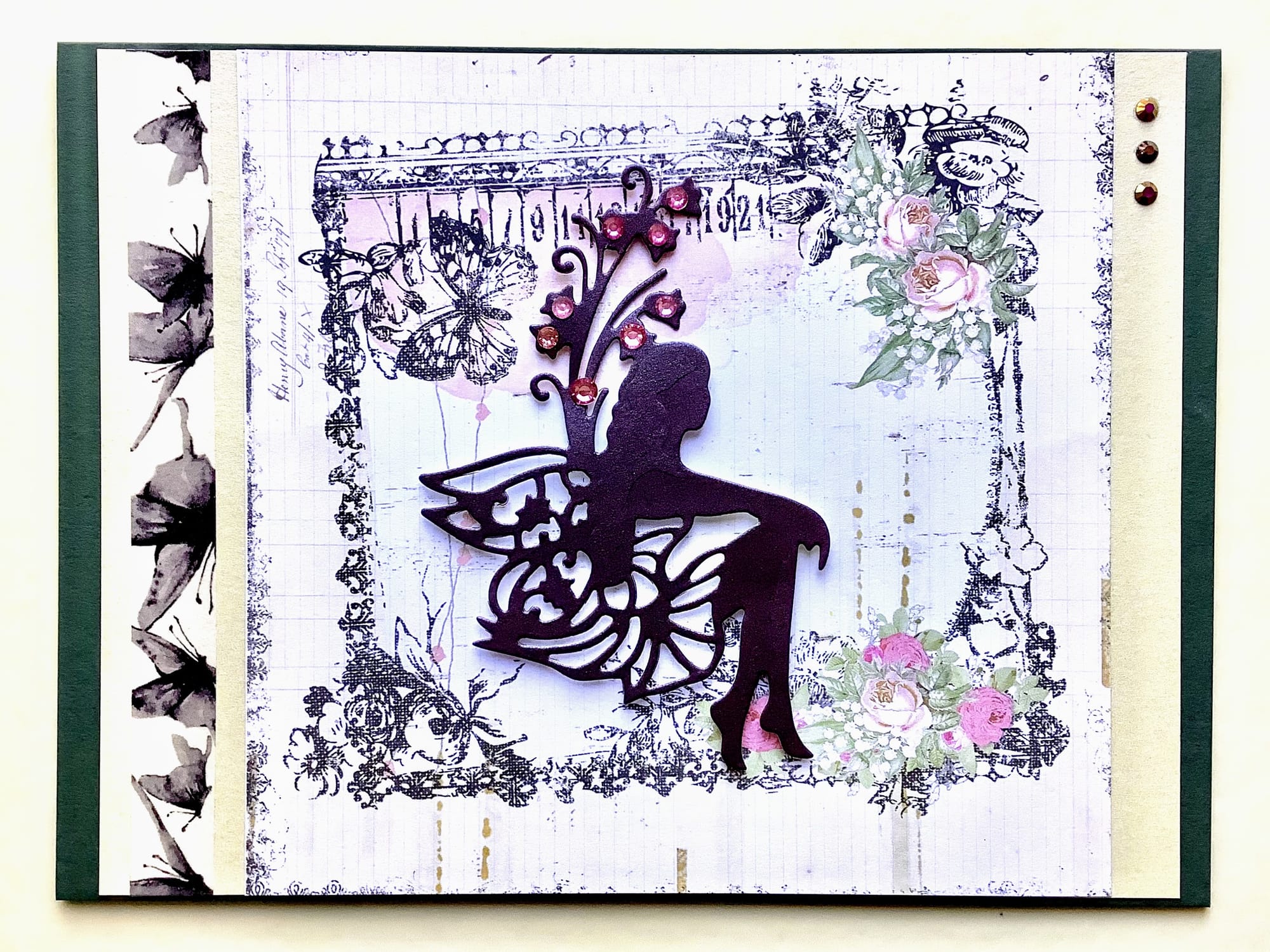 LUXURY HANDMADE BIRTHDAY CARD #82